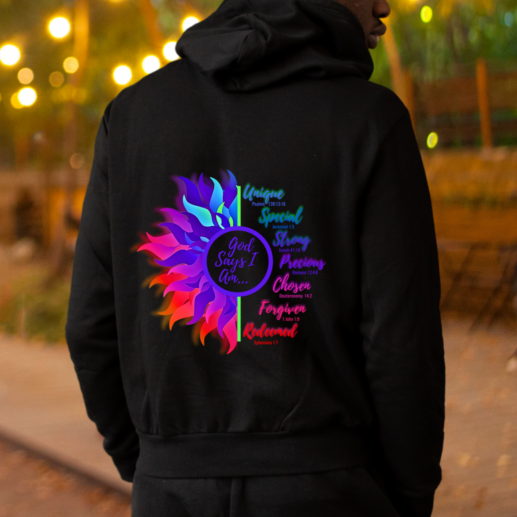 God Says I Am - Unisex, Heavy Blend Pullover Hoodie product thumbnail image