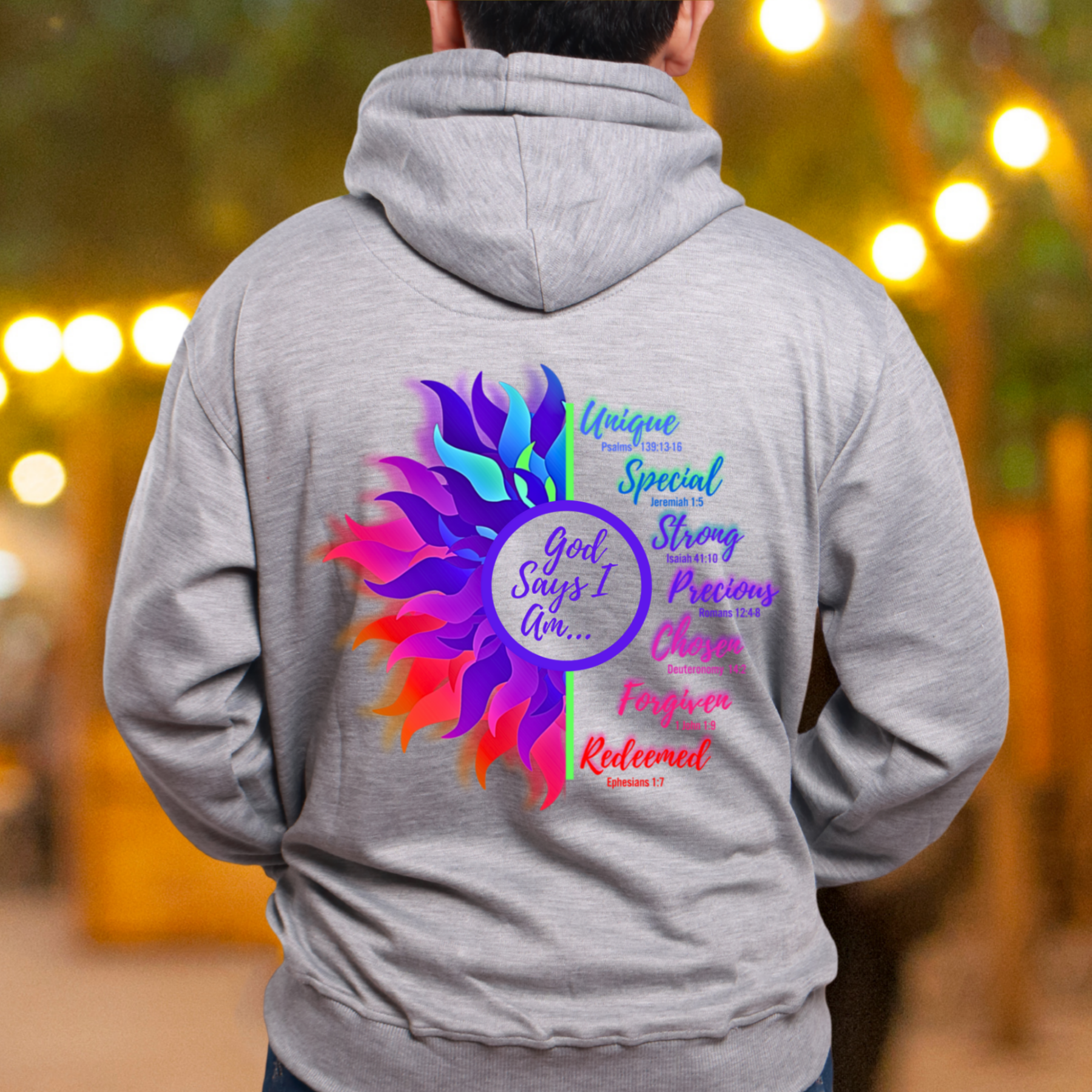 God Says I Am - Unisex, Heavy Blend Pullover Hoodie product thumbnail image God Says I Am - Unisex, Heavy Blend Pullover Hoodie product thumbnail image