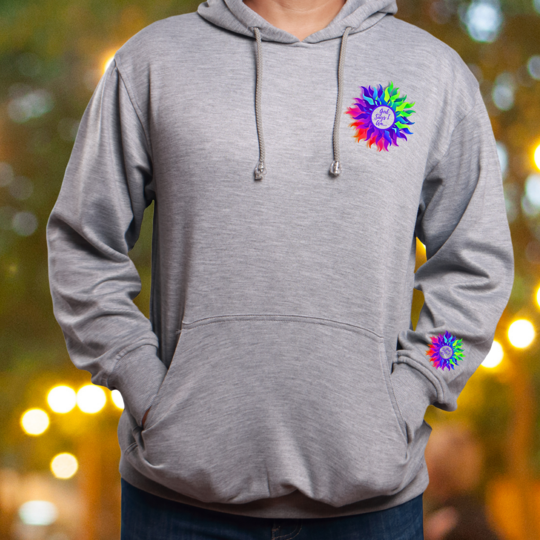 God Says I Am - Unisex, Heavy Blend Pullover Hoodie product thumbnail image God Says I Am - Unisex, Heavy Blend Pullover Hoodie product thumbnail image