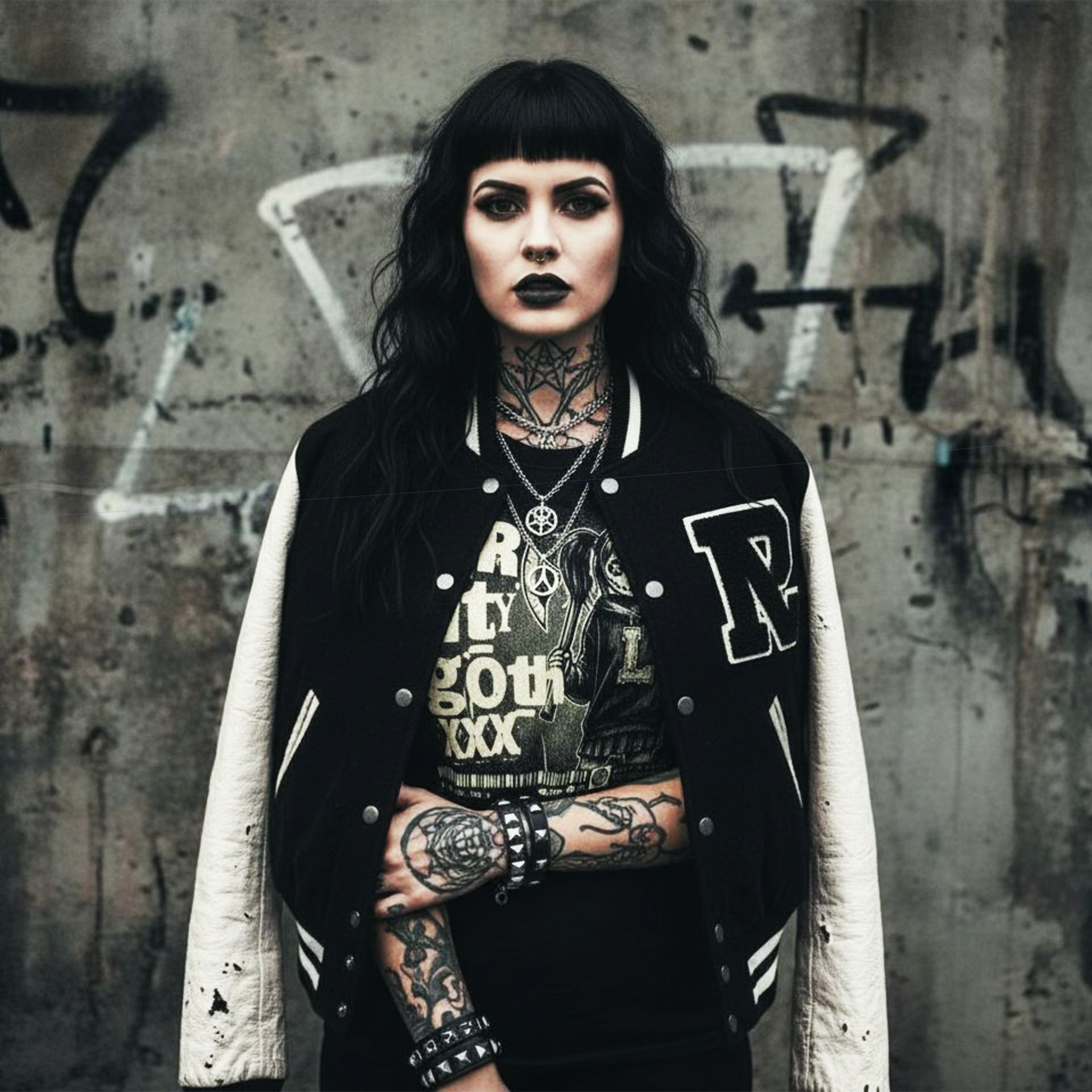 Unisex Softstyle Tee | Premium Gildan Shirt | Hack Job Lizzy | Varsity Goth product thumbnail image Unisex Softstyle Tee | Premium Gildan Shirt | Hack Job Lizzy | Varsity Goth product thumbnail image