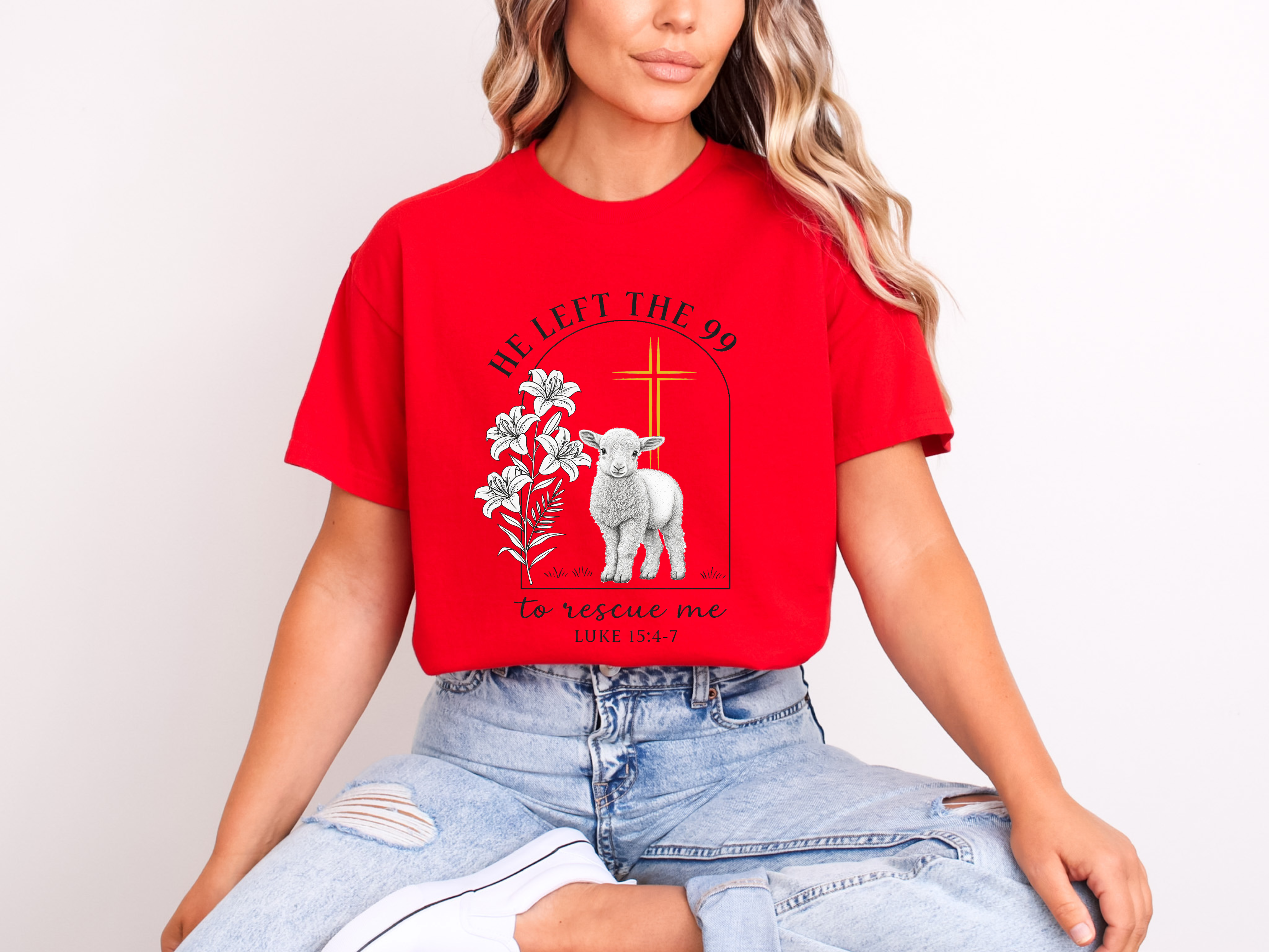 Bible Verse Jesus Faith Shirt He Left The 99 Christian Shirt, Sweatshirt, Hoodie & Baby Romper Bible Verse Faith Religious Graphic Tee Gift product thumbnail image Bible Verse Jesus Faith Shirt He Left The 99 Christian Shirt, Sweatshirt, Hoodie & Baby Romper Bible Verse Faith Religious Graphic Tee Gift product thumbnail image