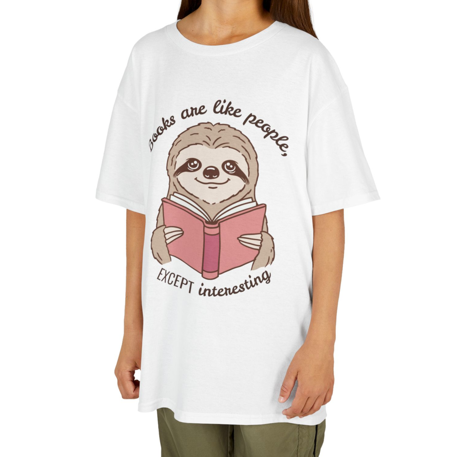 Books Are Like People, KIDS Graphic T-Shirt product thumbnail image Books Are Like People, KIDS Graphic T-Shirt product thumbnail image