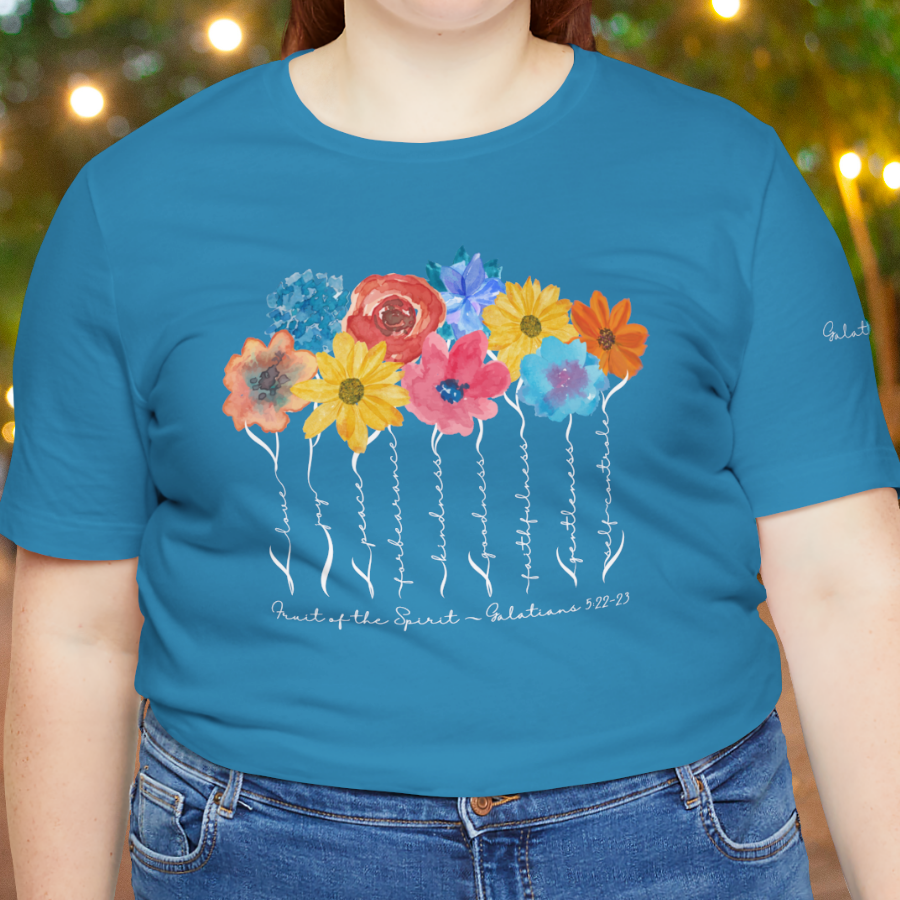 Fruit of the Spirit - Crew Neck Unisex T- Shirt featuring Galatians 5:22-23  product thumbnail image