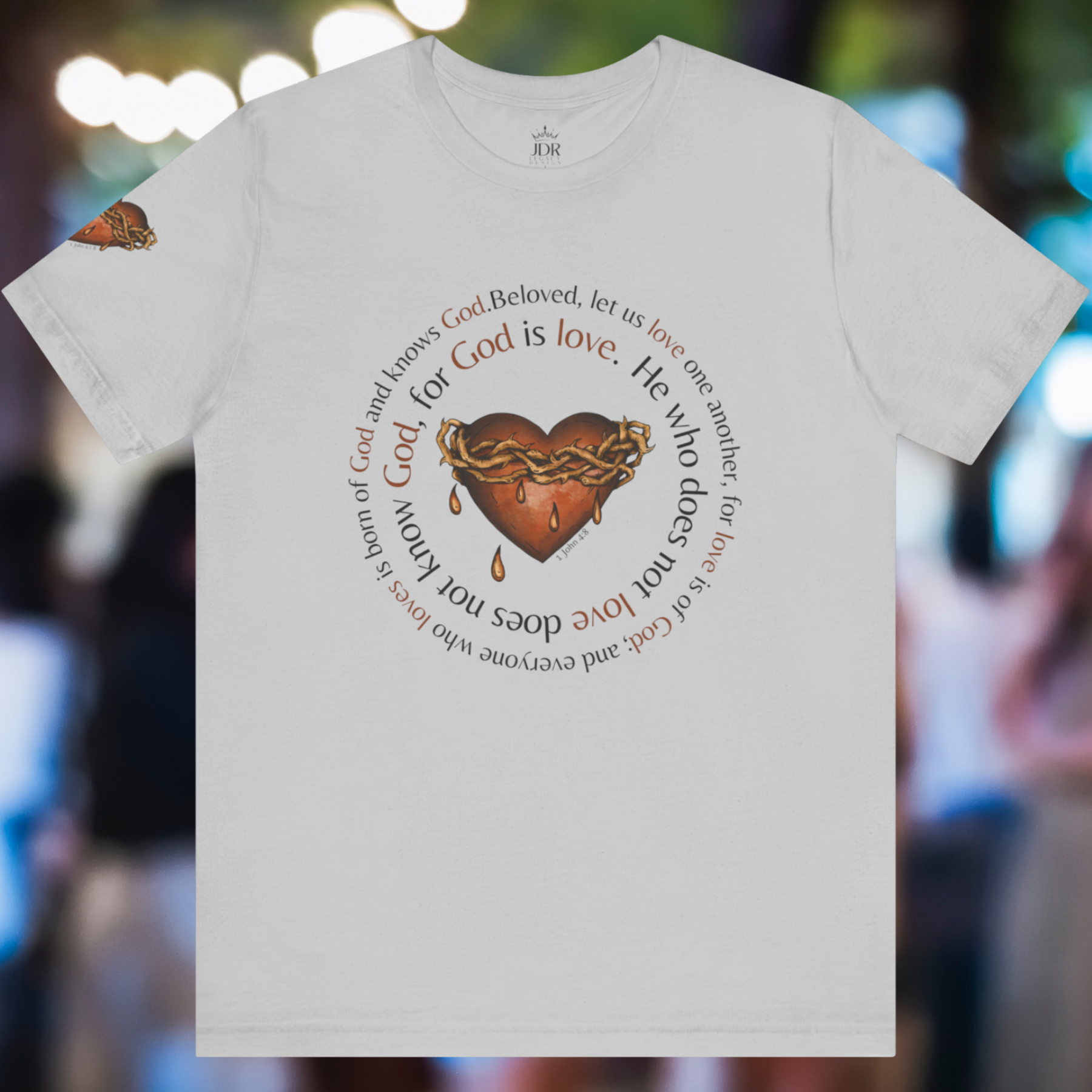 God Is Love- Crew Neck Unisex T-Shirt product thumbnail image God Is Love- Crew Neck Unisex T-Shirt product thumbnail image