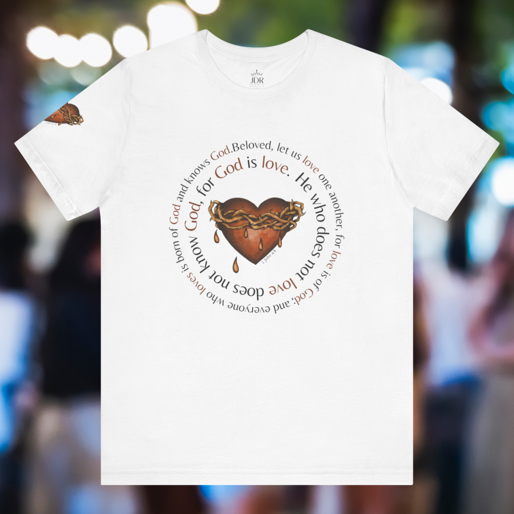 God Is Love- Crew Neck Unisex T-Shirt product thumbnail image God Is Love- Crew Neck Unisex T-Shirt product thumbnail image