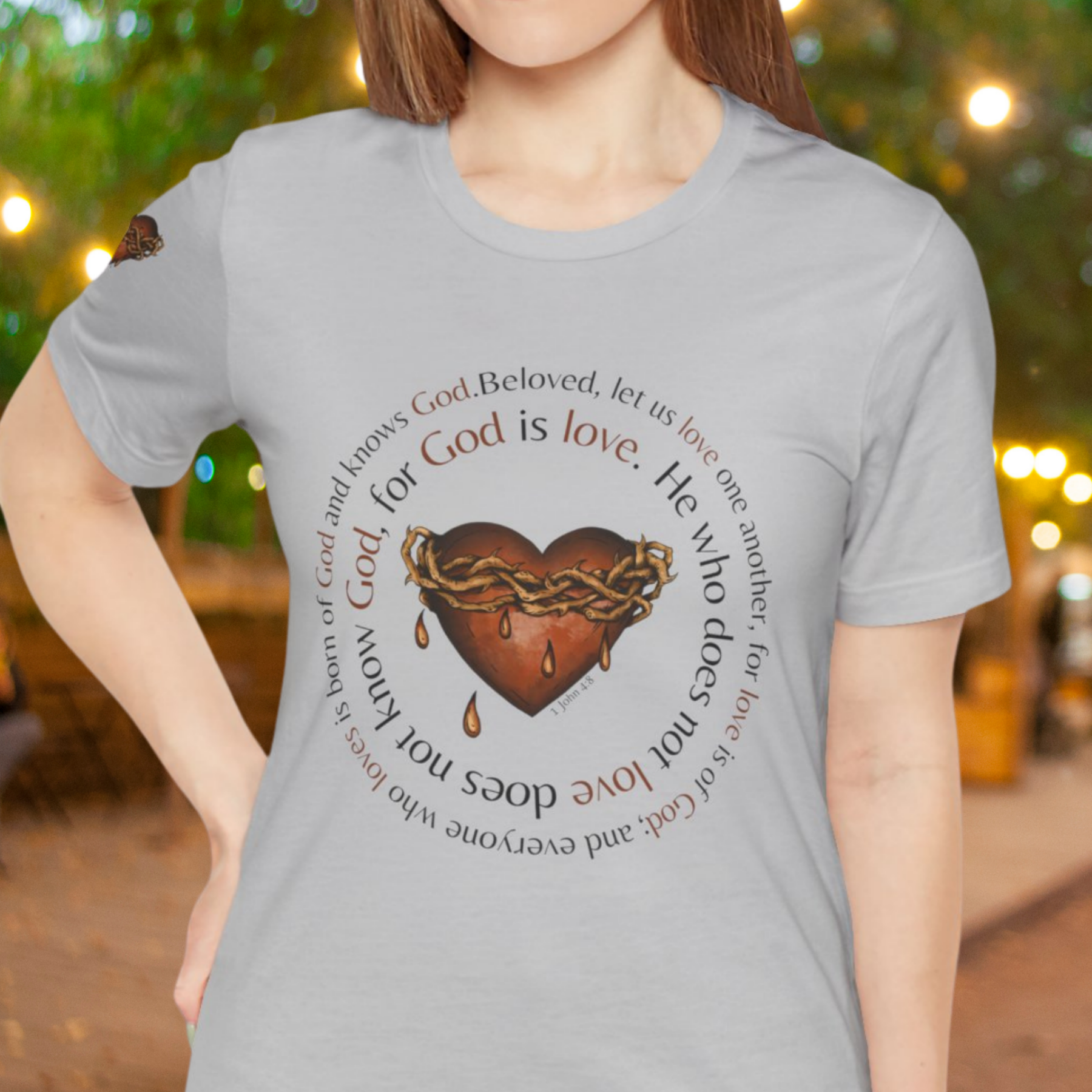 God Is Love- Crew Neck Unisex T-Shirt product thumbnail image