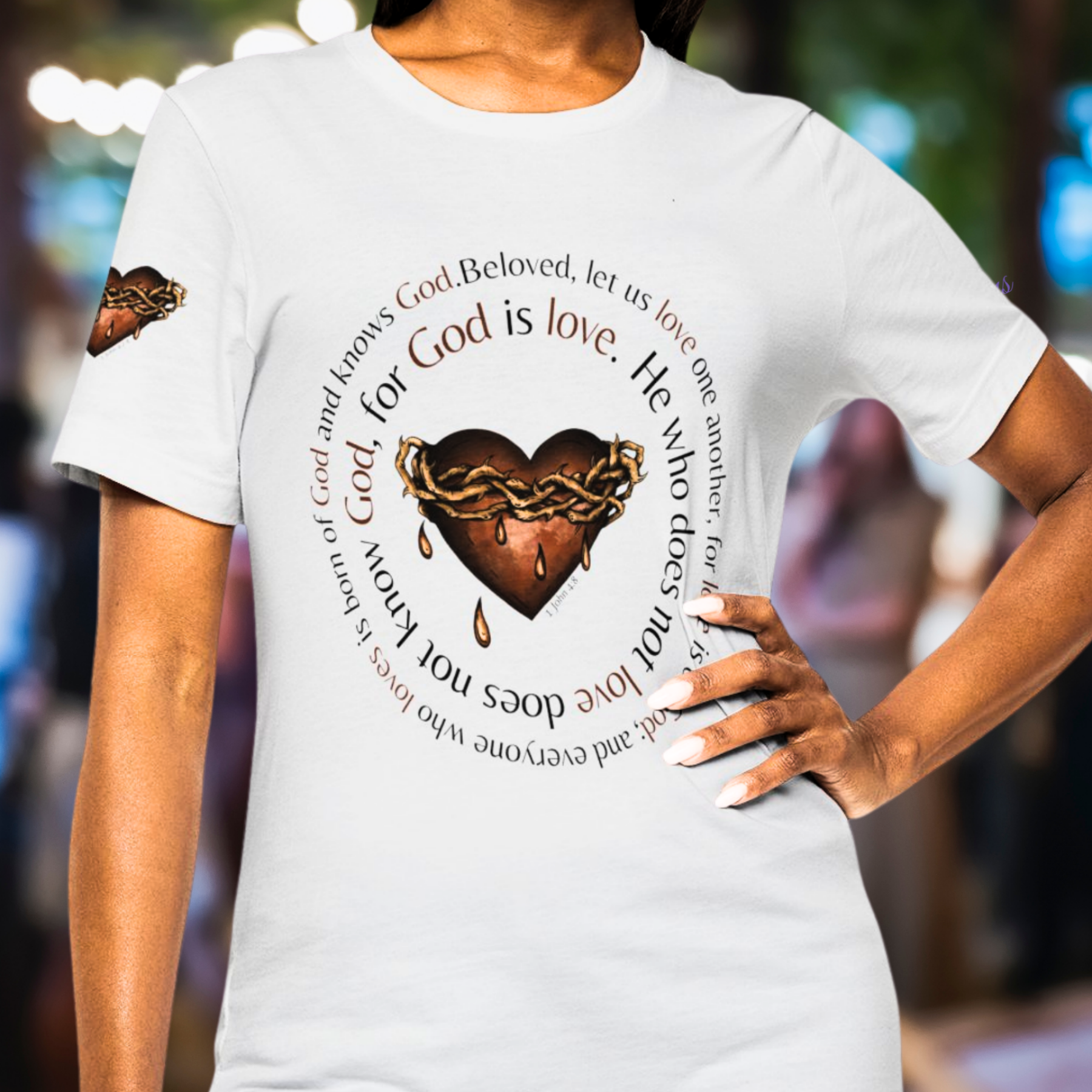 God Is Love- Crew Neck Unisex T-Shirt