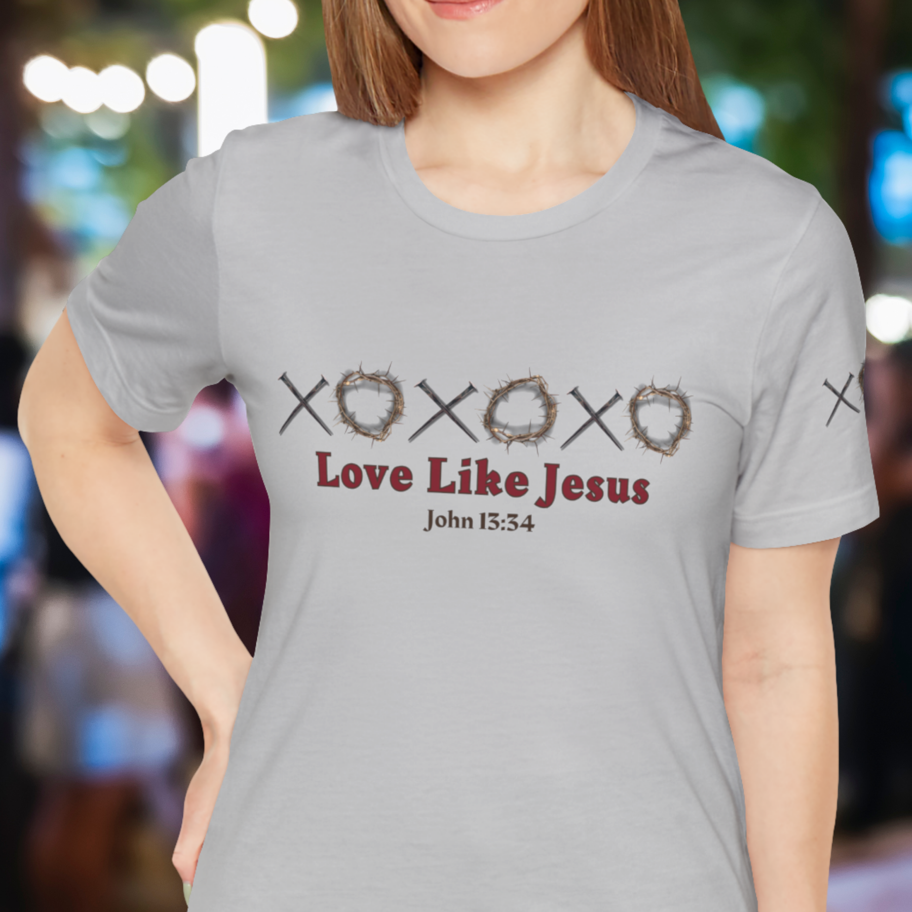 Love Like Jesus - Crew Neck Unisex T- Shirt