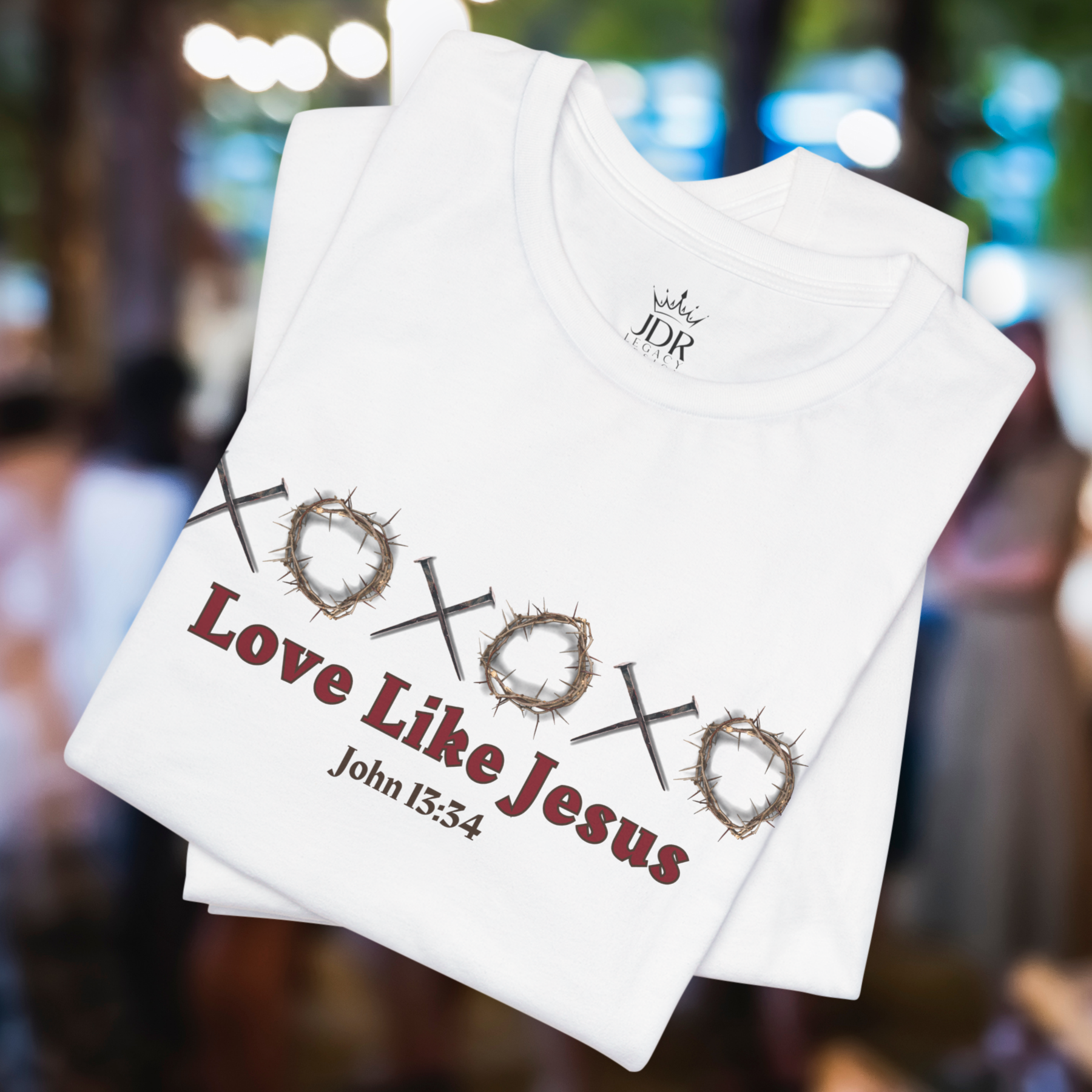 Love Like Jesus - Crew Neck Unisex T- Shirt product thumbnail image Love Like Jesus - Crew Neck Unisex T- Shirt product thumbnail image