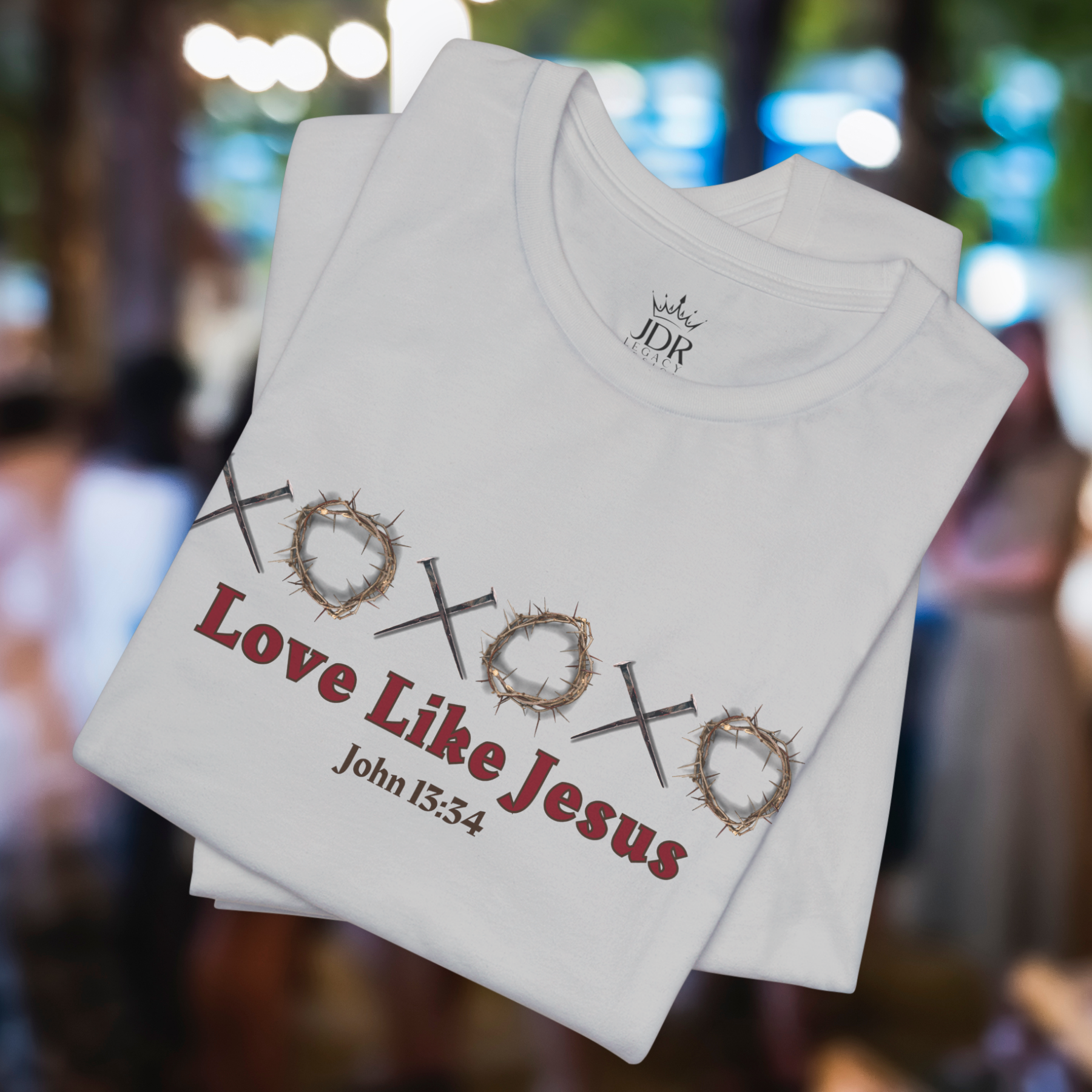 Love Like Jesus - Crew Neck Unisex T- Shirt product thumbnail image Love Like Jesus - Crew Neck Unisex T- Shirt product thumbnail image