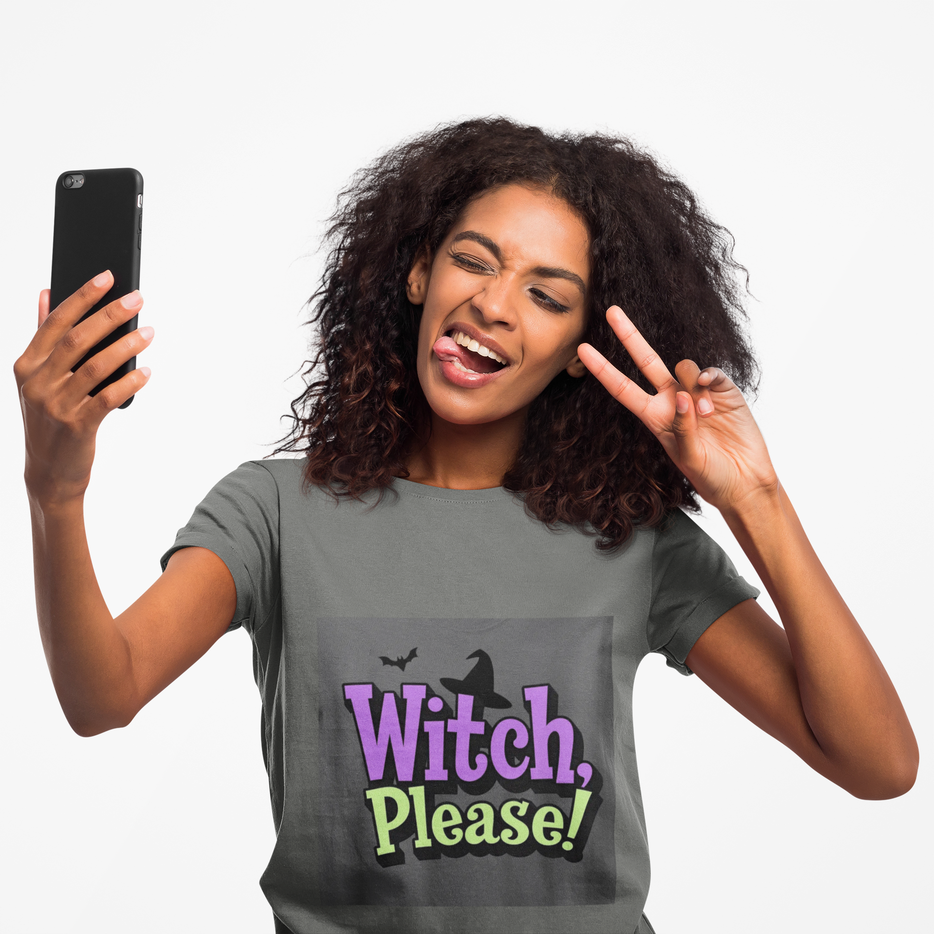 Witch Please T-Shirt - Cute Halloween Tee product thumbnail image
