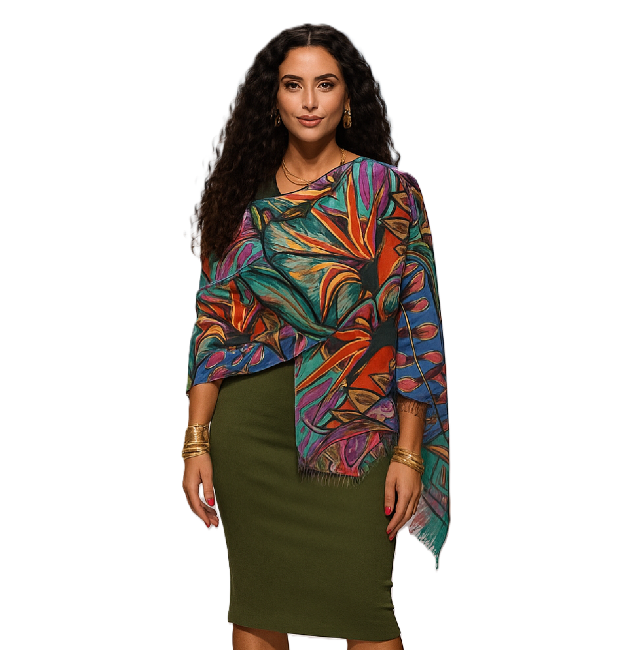 Botanical Beauty Multiuse Scarf/Sarong product thumbnail image