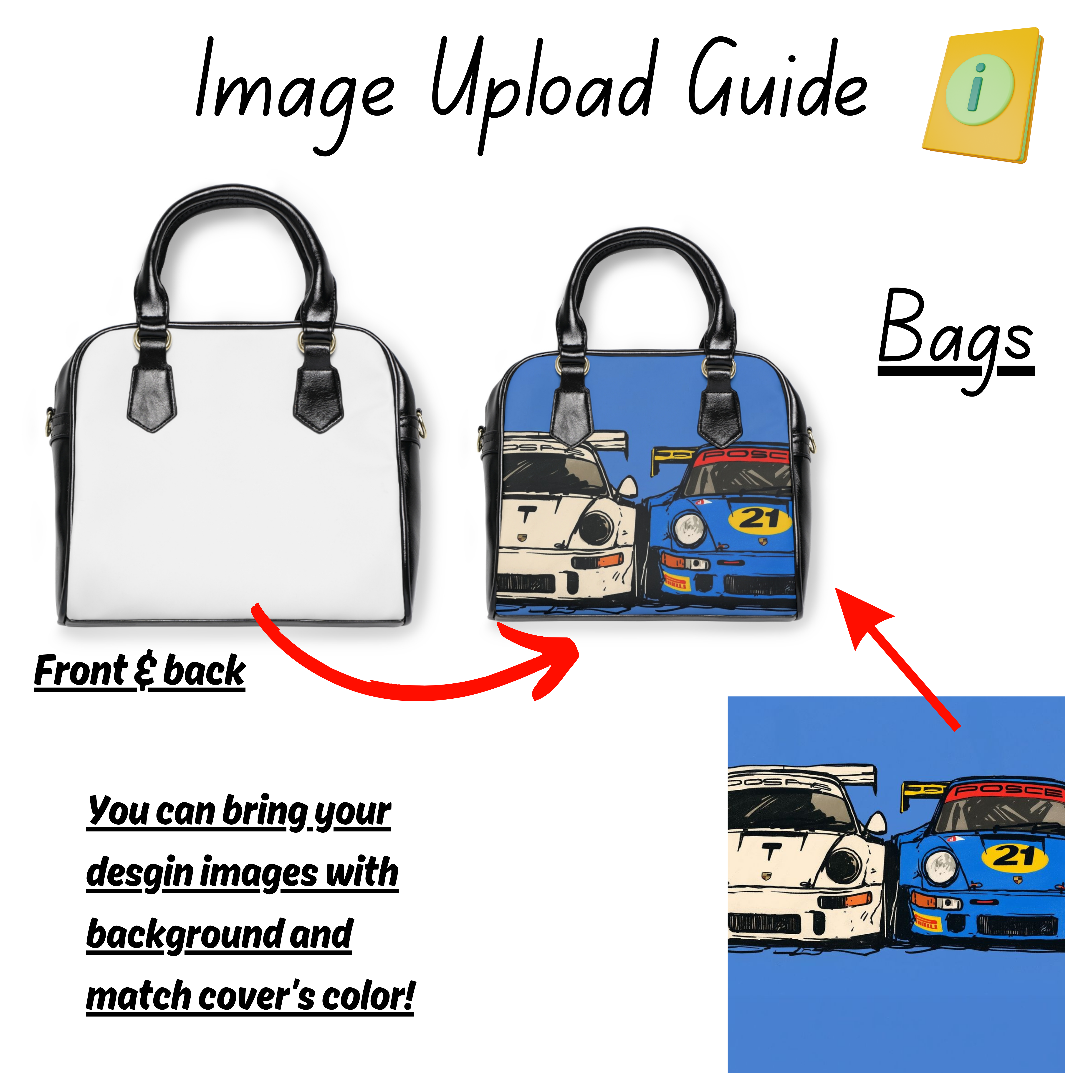 Personalized Women's Fav Handbag, 100% High-grade PU Leather, Everyday Use, Office, Travel, Fashion Accessory, Perfect for Birthdays, Holidays, Celebrations, Gift for Her product thumbnail image Personalized Women's Fav Handbag, 100% High-grade PU Leather, Everyday Use, Office, Travel, Fashion Accessory, Perfect for Birthdays, Holidays, Celebrations, Gift for Her product thumbnail image