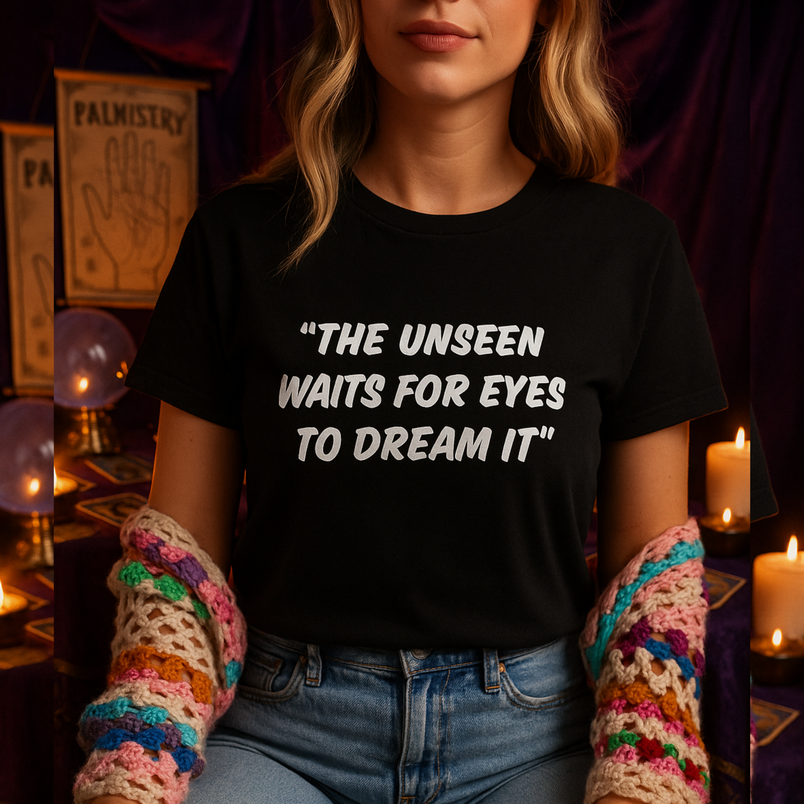 The unseen waits for eyes to dream it, Beach Day T-shirts product thumbnail image The unseen waits for eyes to dream it, Beach Day T-shirts product thumbnail image