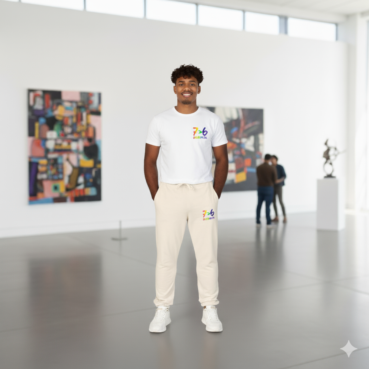 Unisex Garment-Dyed Fleece Sweatpants