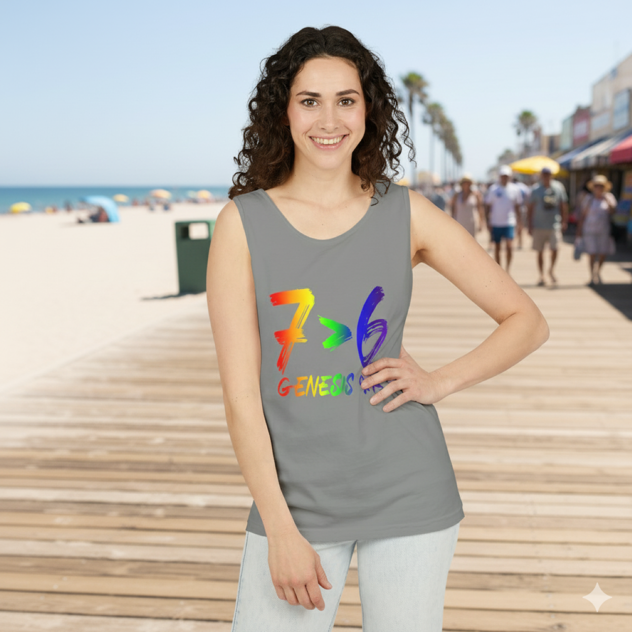 Unisex Garment-Dyed Tank Top product thumbnail image Unisex Garment-Dyed Tank Top product thumbnail image