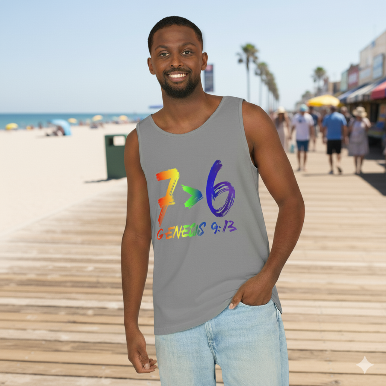 Unisex Garment-Dyed Tank Top product thumbnail image