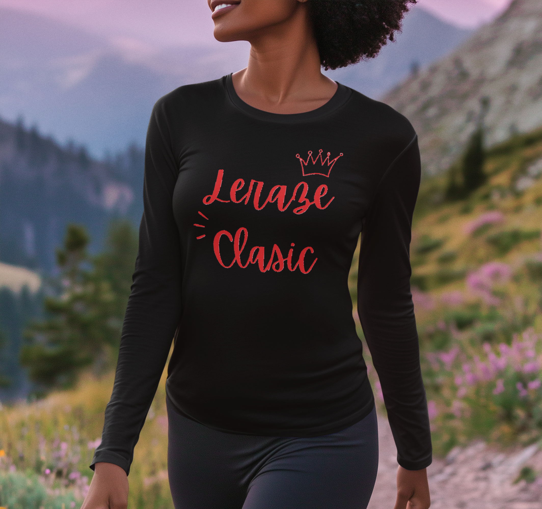 Crown Princess Classic Long Sleeve T-Shirt - Cheerful Birthday Gift product thumbnail image