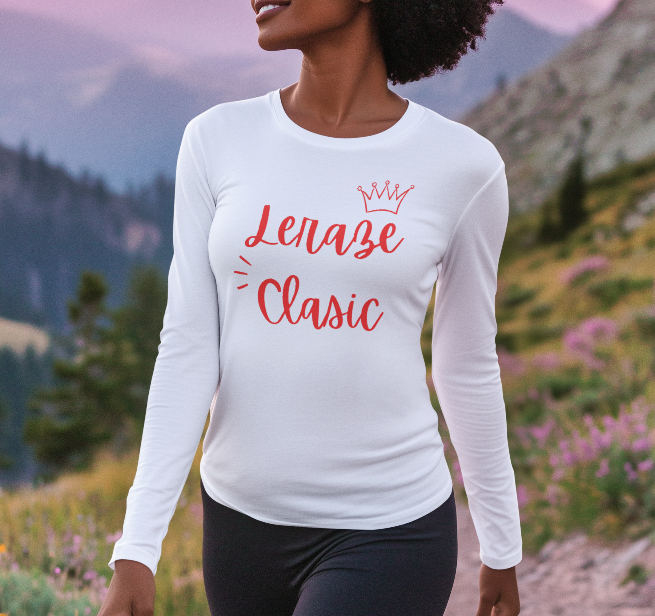 Crown Princess Classic Long Sleeve T-Shirt - Cheerful Birthday Gift product thumbnail image