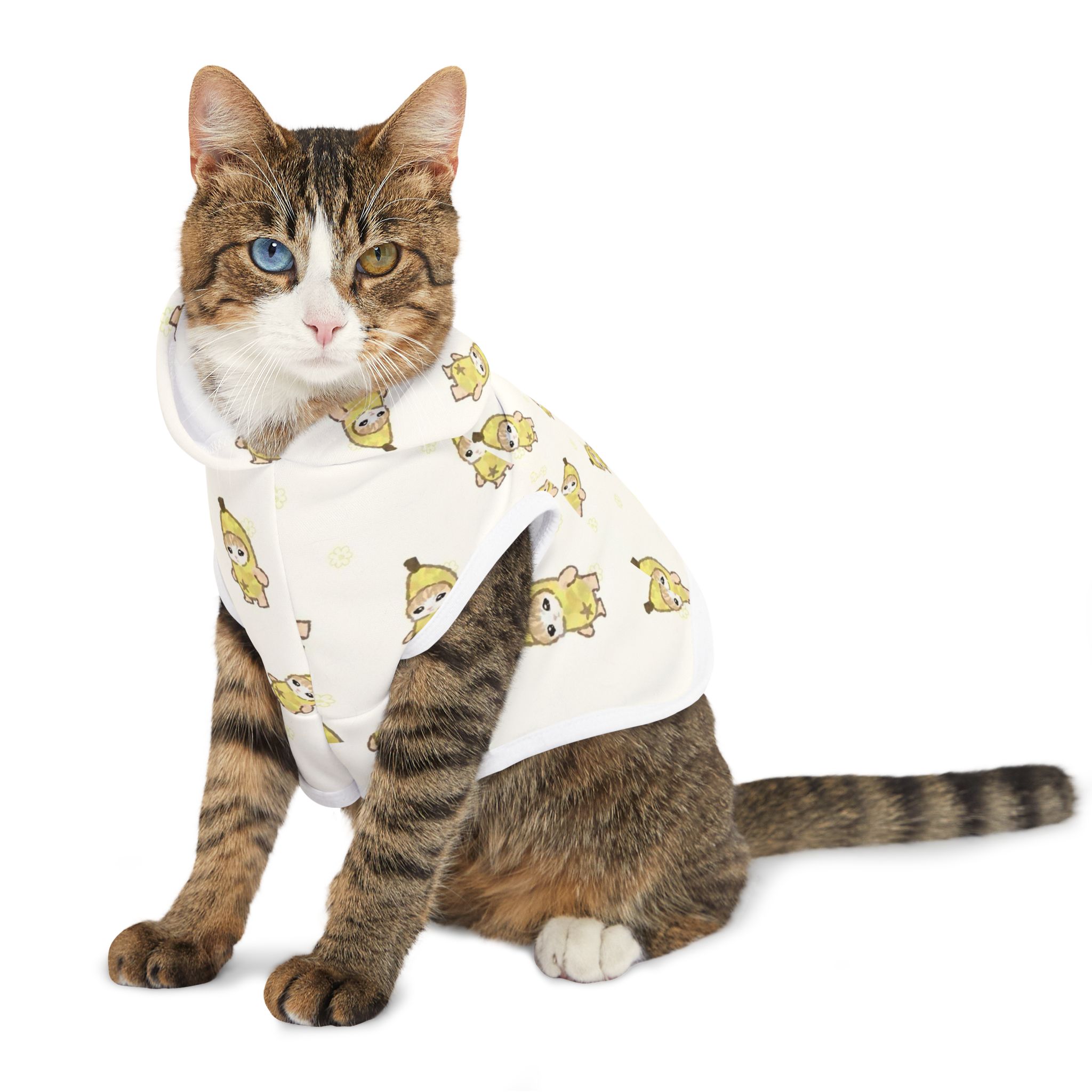 Personalized Pet Hoodie, Cozy Cats and Dogs Apparel, Cute Pet Designs, Pet Hoodies, Gift for Pet Lovers, Soft Pet Costume product thumbnail image