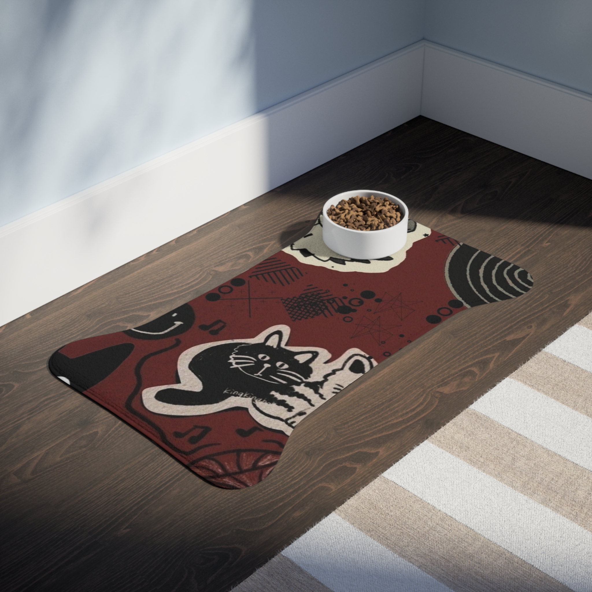 Personalized Pet's Feeding Mat, Non-Slip Mats for Dogs & Cats, Pet Dining Mats, Easy to Clean Mats, Fun Gifts for Pet Owners, Stylish Home Decor product thumbnail image Personalized Pet's Feeding Mat, Non-Slip Mats for Dogs & Cats, Pet Dining Mats, Easy to Clean Mats, Fun Gifts for Pet Owners, Stylish Home Decor product thumbnail image