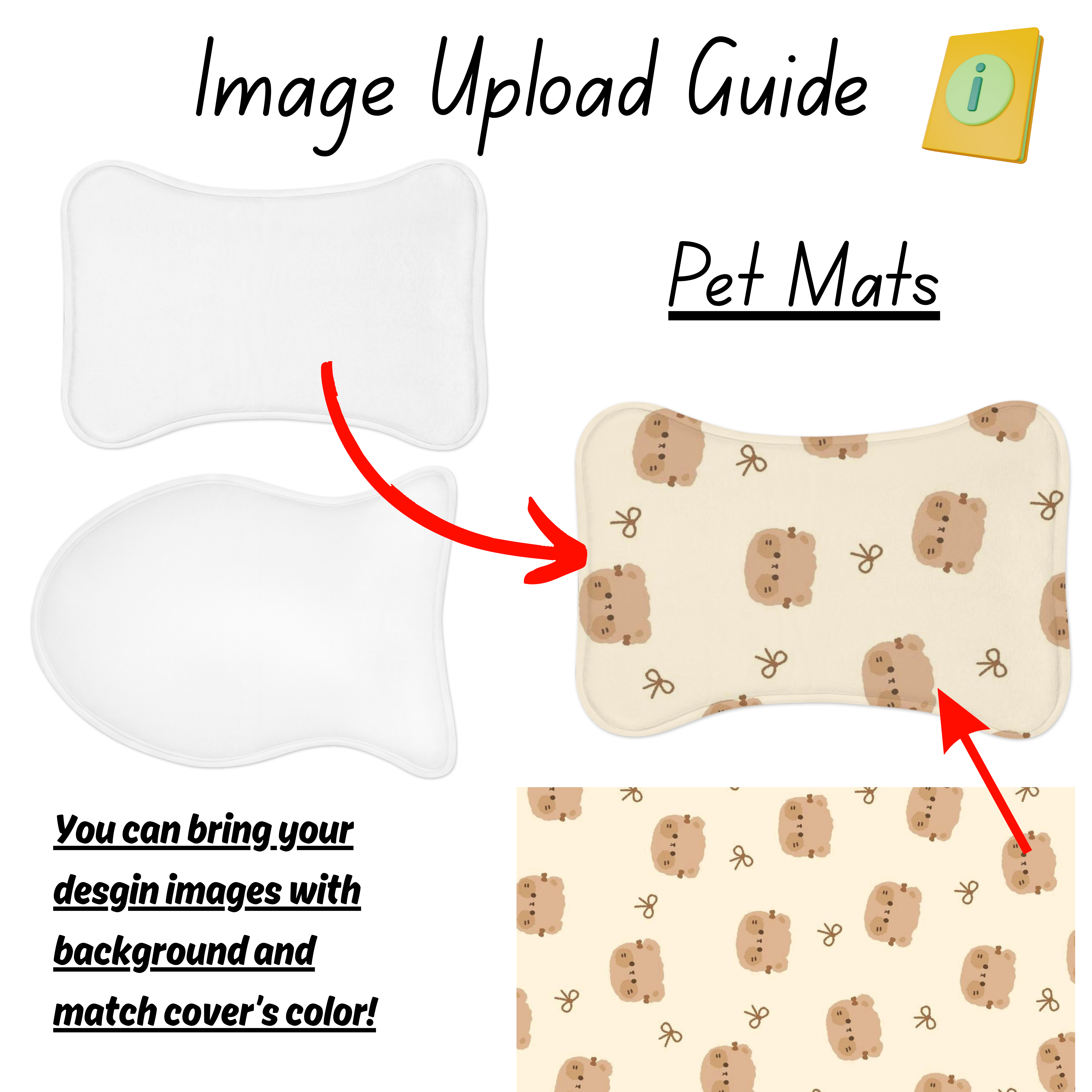 Personalized Pet's Feeding Mat, Non-Slip Mats for Dogs & Cats, Pet Dining Mats, Easy to Clean Mats, Fun Gifts for Pet Owners, Stylish Home Decor product thumbnail image Personalized Pet's Feeding Mat, Non-Slip Mats for Dogs & Cats, Pet Dining Mats, Easy to Clean Mats, Fun Gifts for Pet Owners, Stylish Home Decor product thumbnail image