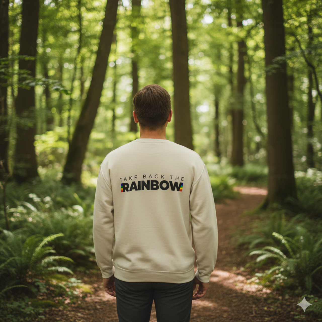 Reclaim the Rainbow Crewneck Sweatshirt product thumbnail image