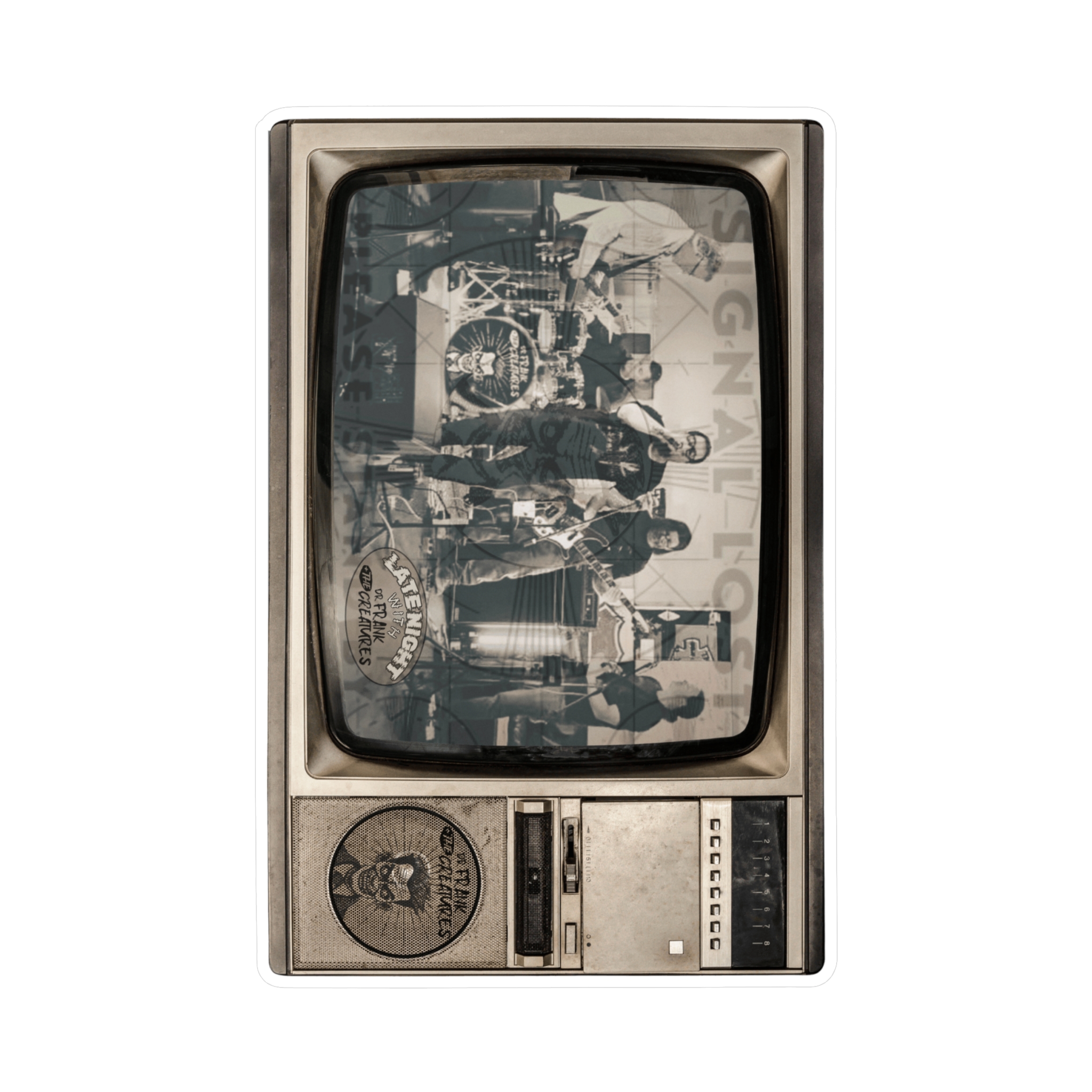 Late Night Sticker- Dr. Frank and The Creatures product thumbnail image Late Night Sticker- Dr. Frank and The Creatures product thumbnail image