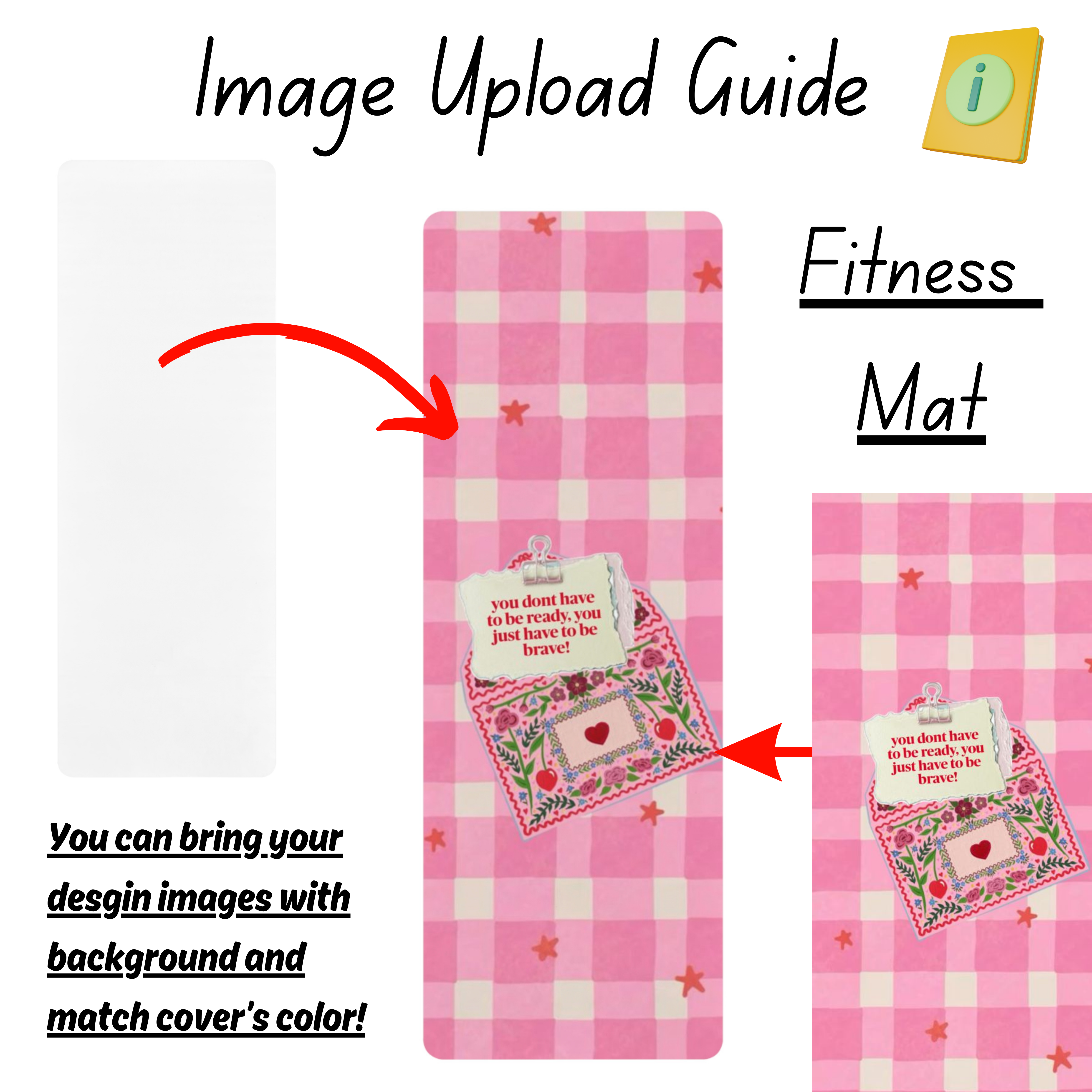 Personalized Fitness Mat, Home & Studio, Non-Slip Exercise Mat, Outdoor Sessions, Fitness Gift, Gym Practice Essentials, Eco-Friendly Mats, Workouts Accessory product thumbnail image Personalized Fitness Mat, Home & Studio, Non-Slip Exercise Mat, Outdoor Sessions, Fitness Gift, Gym Practice Essentials, Eco-Friendly Mats, Workouts Accessory product thumbnail image