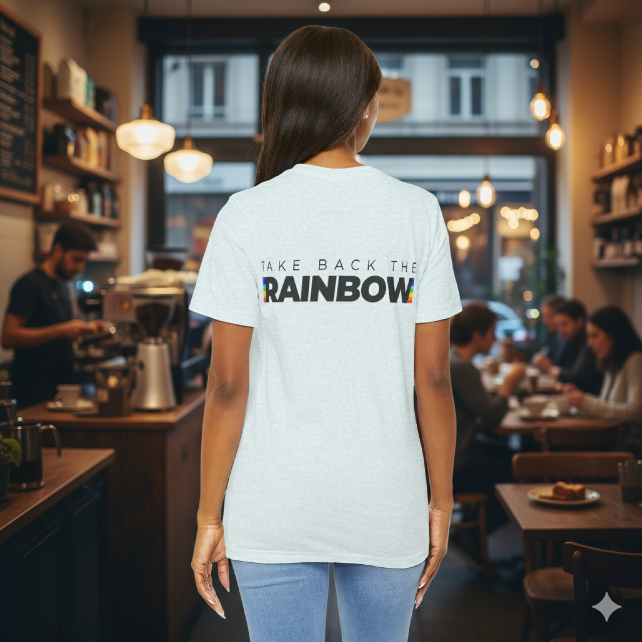Reclaim the Rainbow Unisex Short Sleeve Tee product thumbnail image Reclaim the Rainbow Unisex Short Sleeve Tee product thumbnail image