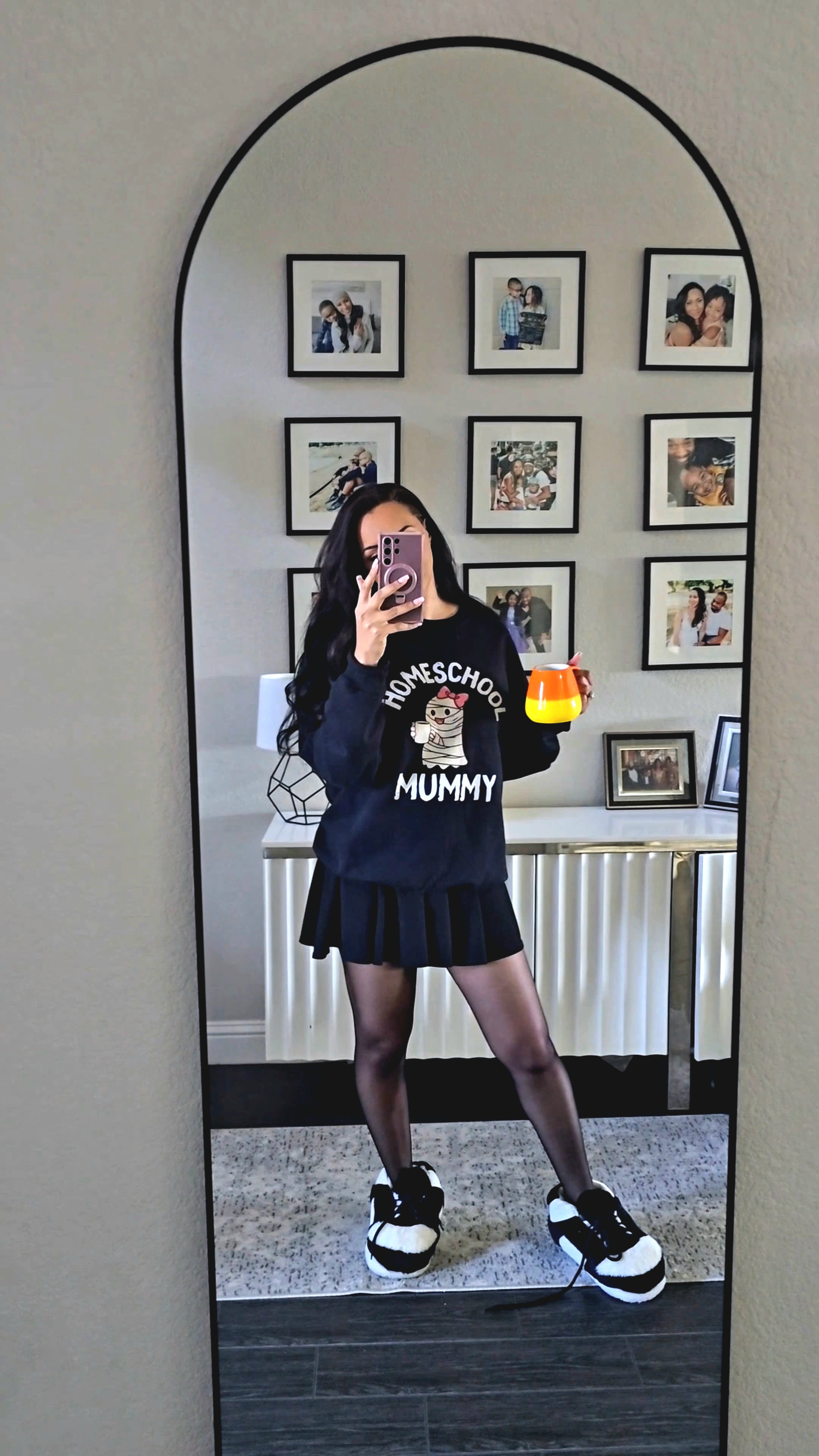 Homeschool Mummy Unisex Crewneck Sweatshirt product thumbnail image