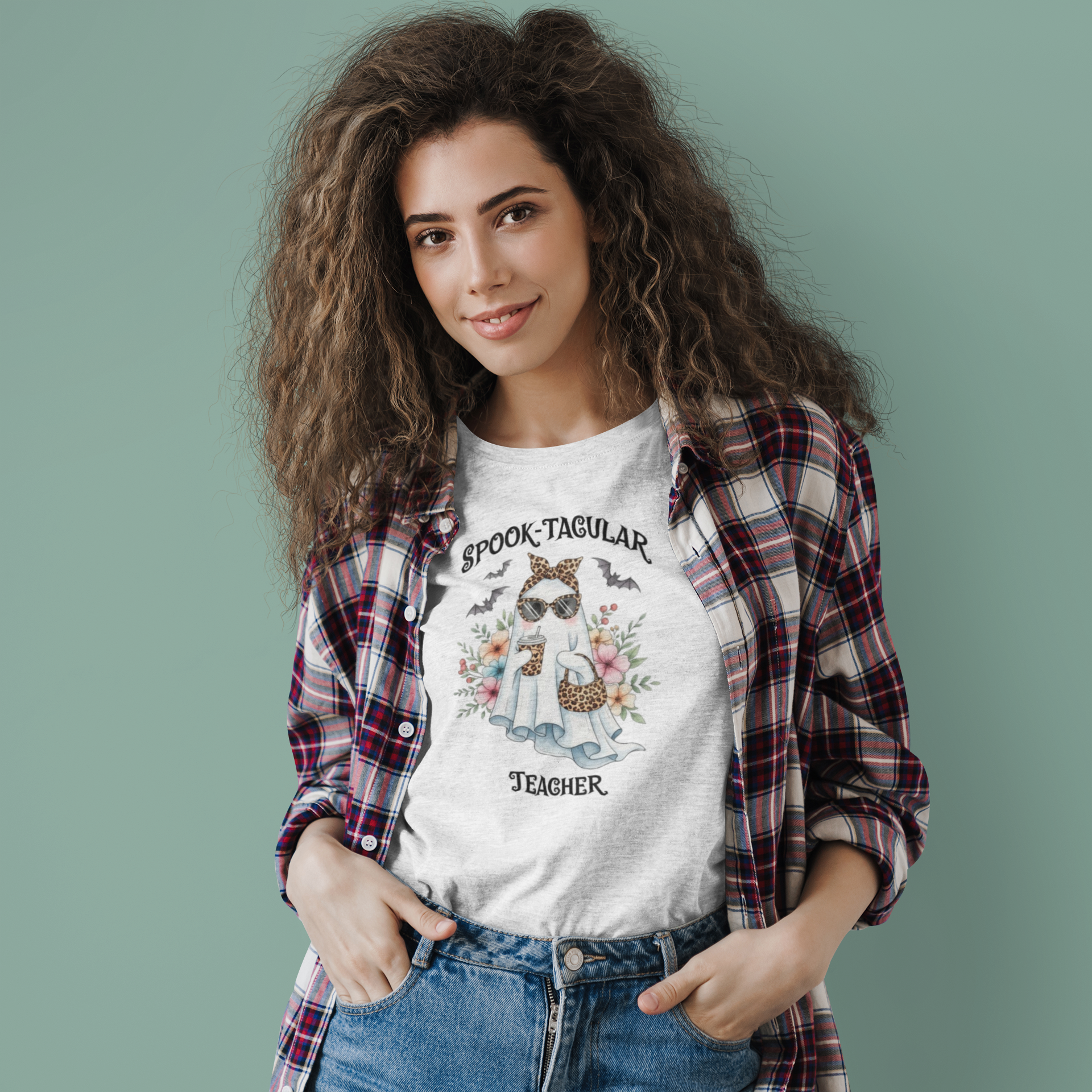Spooktacular Teacher T-Shirt | Unisex Garment-Dyed Tee, Perfect for Halloween, Teacher Gifts, Classroom Decor, Fun Apparel product thumbnail image Spooktacular Teacher T-Shirt | Unisex Garment-Dyed Tee, Perfect for Halloween, Teacher Gifts, Classroom Decor, Fun Apparel product thumbnail image