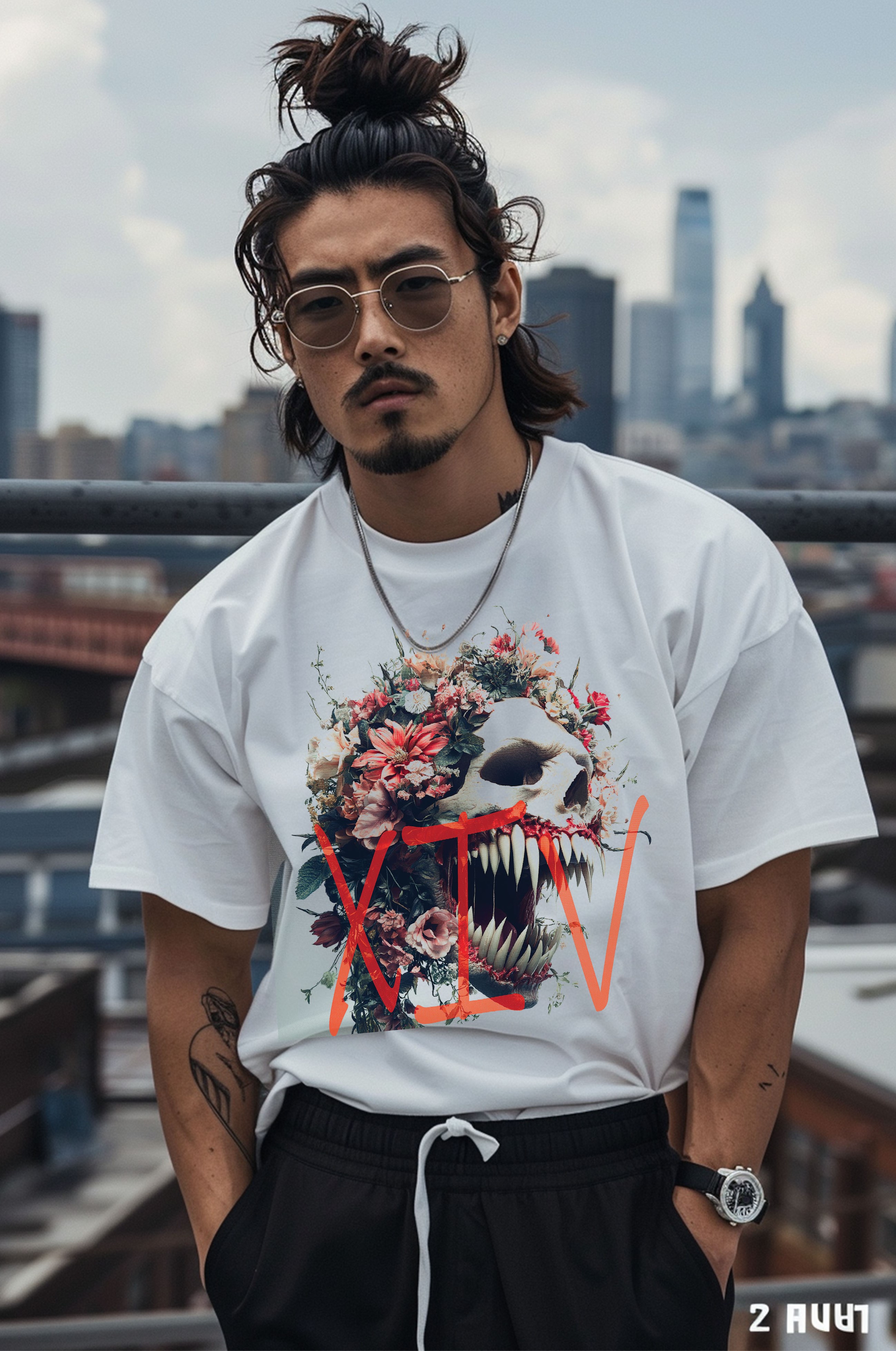 Floral Skull Beast Art | Carbon XIV