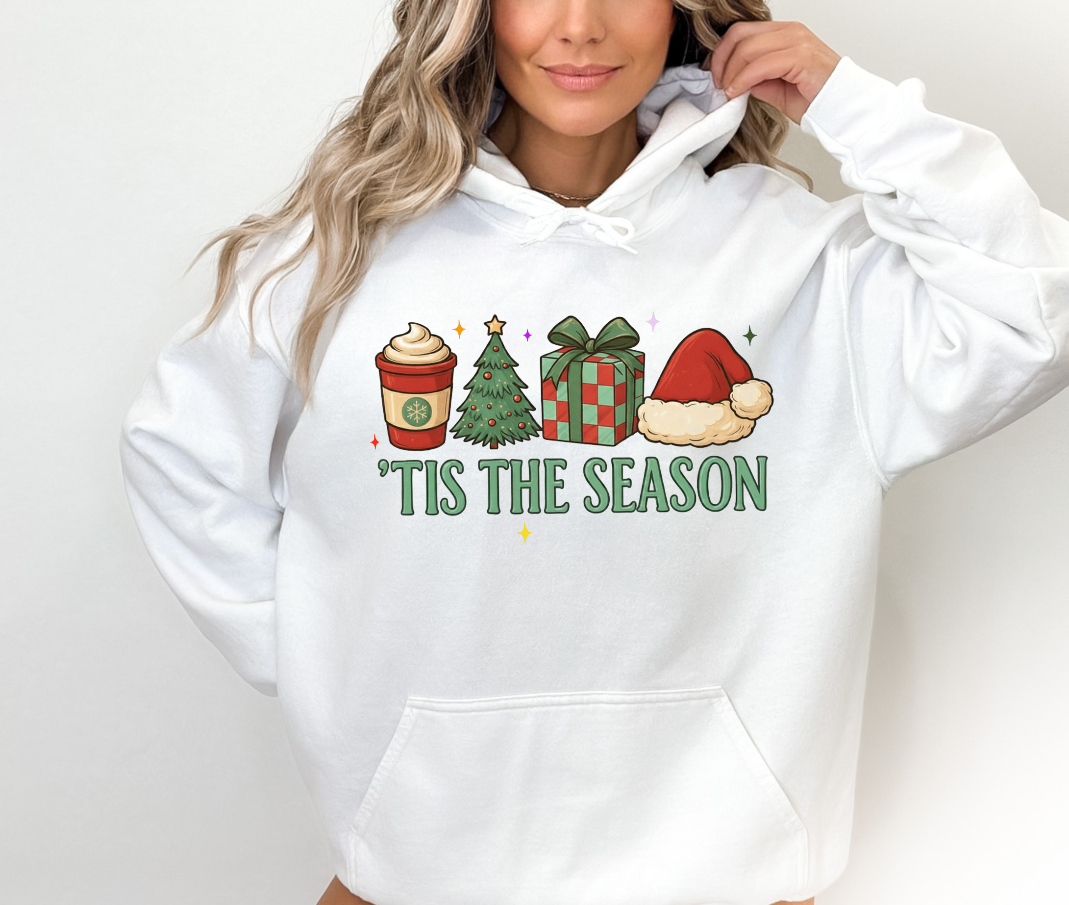 Tis The Season Hoodie Christmas Coffee Holiday Sweatshirt for Adults & Kids Matching Family Outfit Gift Tis The Season Hoodie Christmas Coffee Holiday Sweatshirt for Adults & Kids Matching Family Outfit Gift