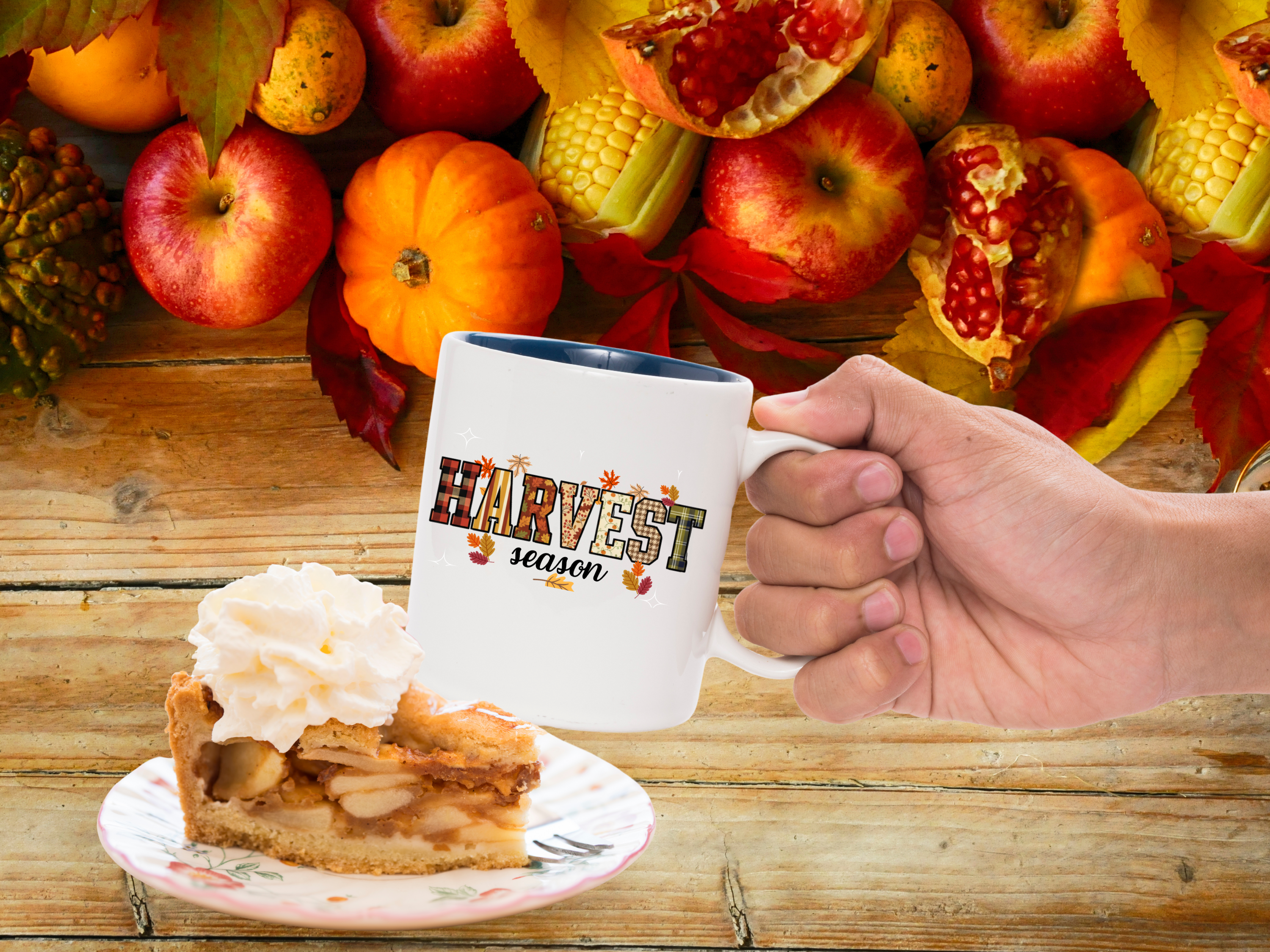 Harvest Season Accent Coffee Mug - Fall Decor, Autumn Gift, Hot Beverage Cup, Seasonal Kitchenware, Thanksgiving Anniversary product thumbnail image Harvest Season Accent Coffee Mug - Fall Decor, Autumn Gift, Hot Beverage Cup, Seasonal Kitchenware, Thanksgiving Anniversary product thumbnail image