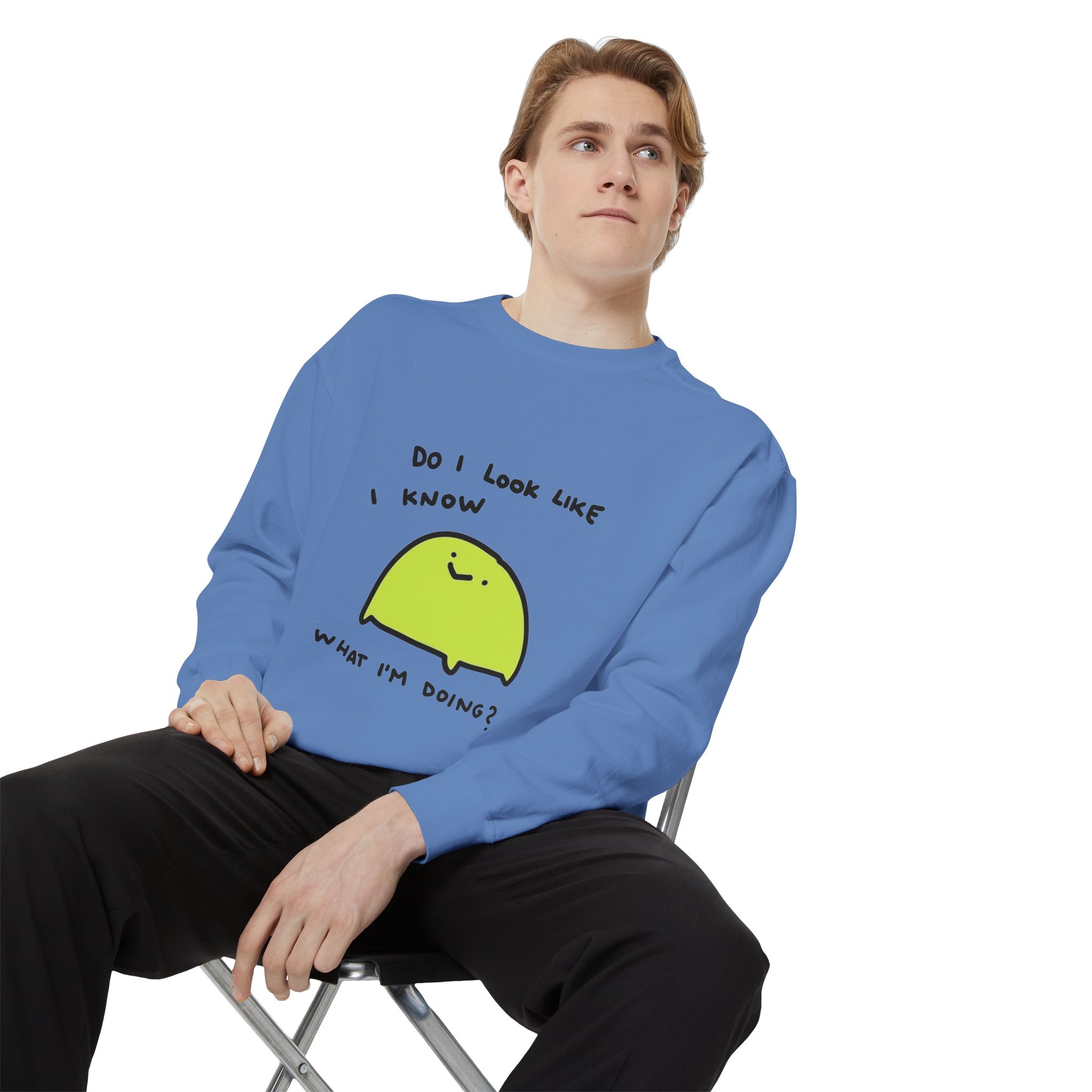 Personalized Sweatshirt, Crewneck Fit, Custom Sweatshirt, Funny Quote, Casual Wear, All Seasons, Birthday Gift for Her/Him product thumbnail image