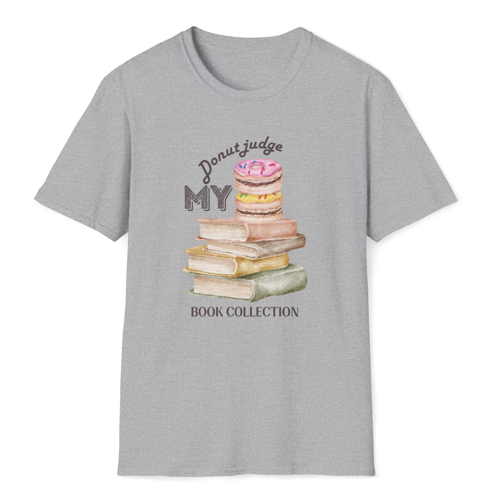 Donut Judge My Book Collection Graphic T-Shirt product thumbnail image