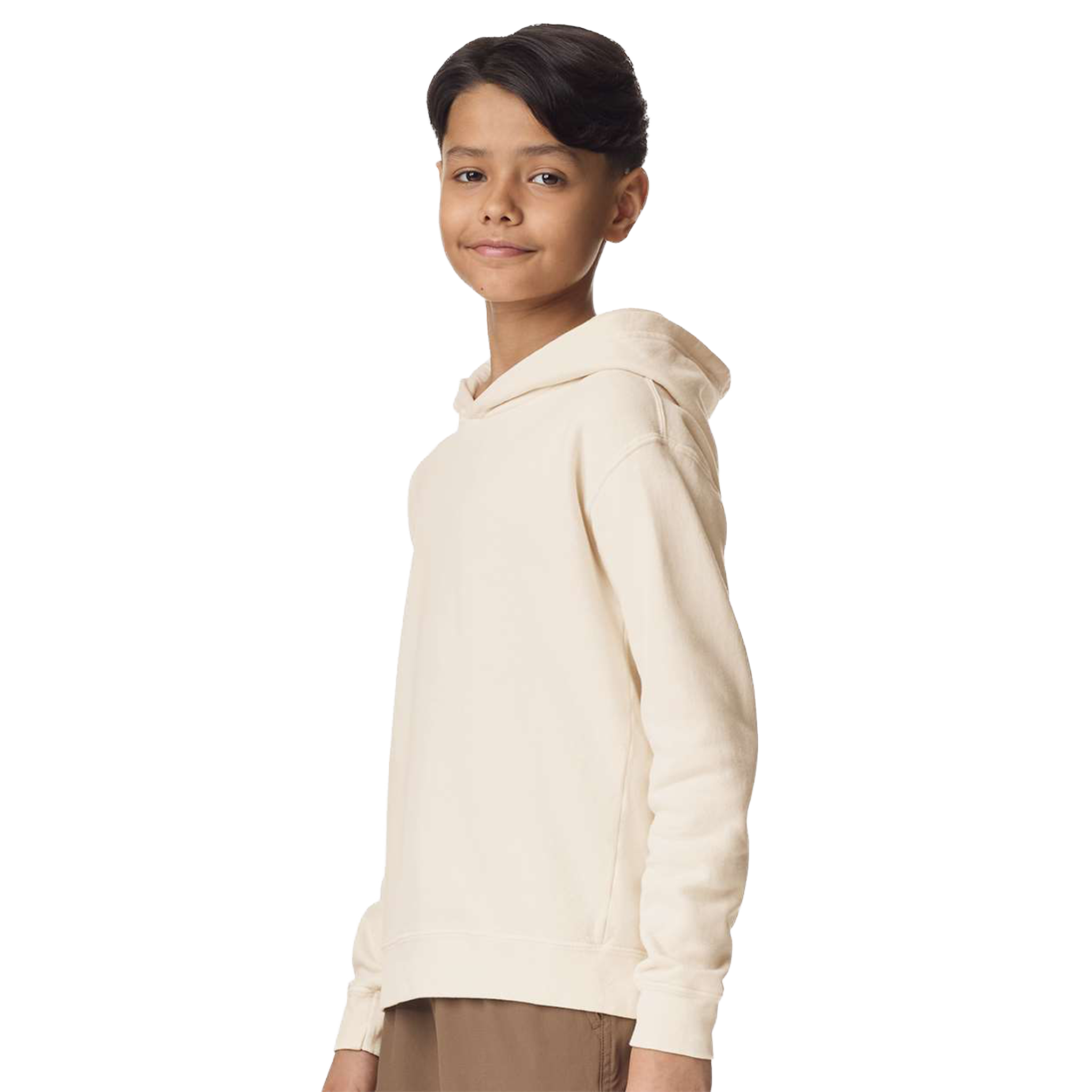 Personalized Lightweight Youth Hooded Sweatshirt, Casual Wear, Custom Birthday Gift, Holiday Apparel, Comfortable Sweater for ages 10-16 years product thumbnail image