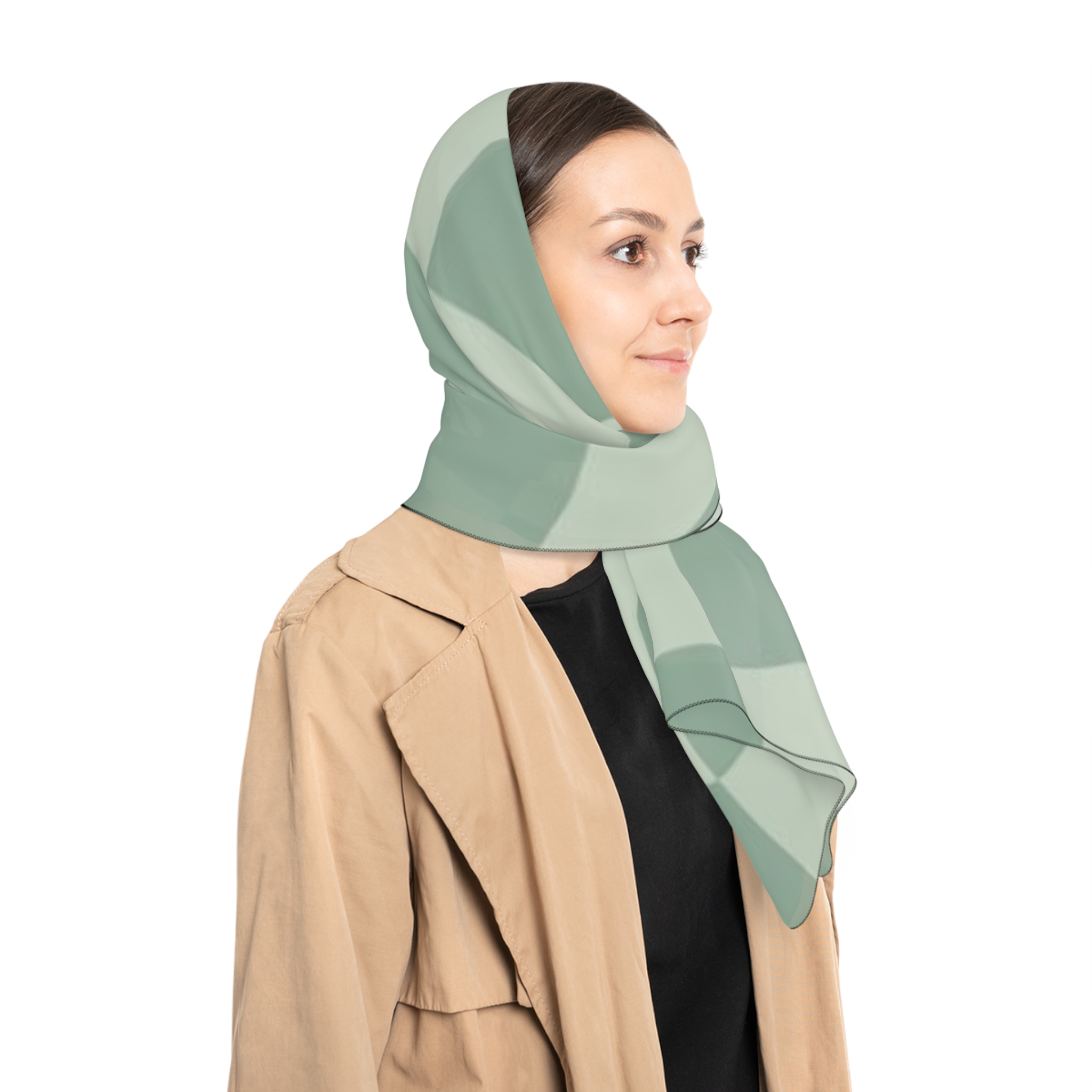 Personalized Poly Scarf, Fashion Accessory, All Seasons, Light-weight Layering, Gifting, Fashion Occasions, Hijab Style, Gift for Her product thumbnail image Personalized Poly Scarf, Fashion Accessory, All Seasons, Light-weight Layering, Gifting, Fashion Occasions, Hijab Style, Gift for Her product thumbnail image