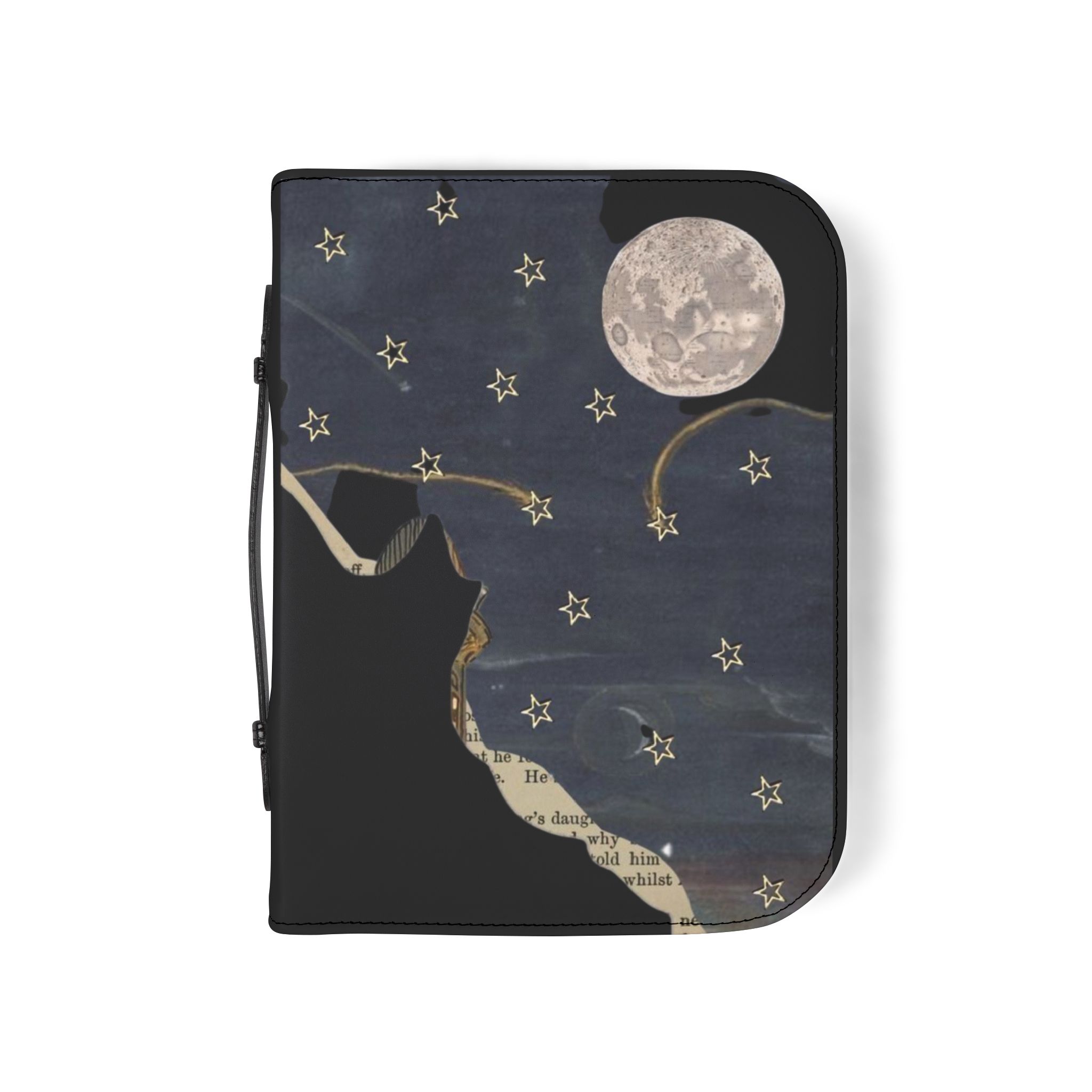 Personalized Book Cover with handle, 100% PU Leather Cover, Journals, Note Taking, Religious Covers, Aesthetic Book Covers, Reading Lovers, Gift for Her/Him product thumbnail image