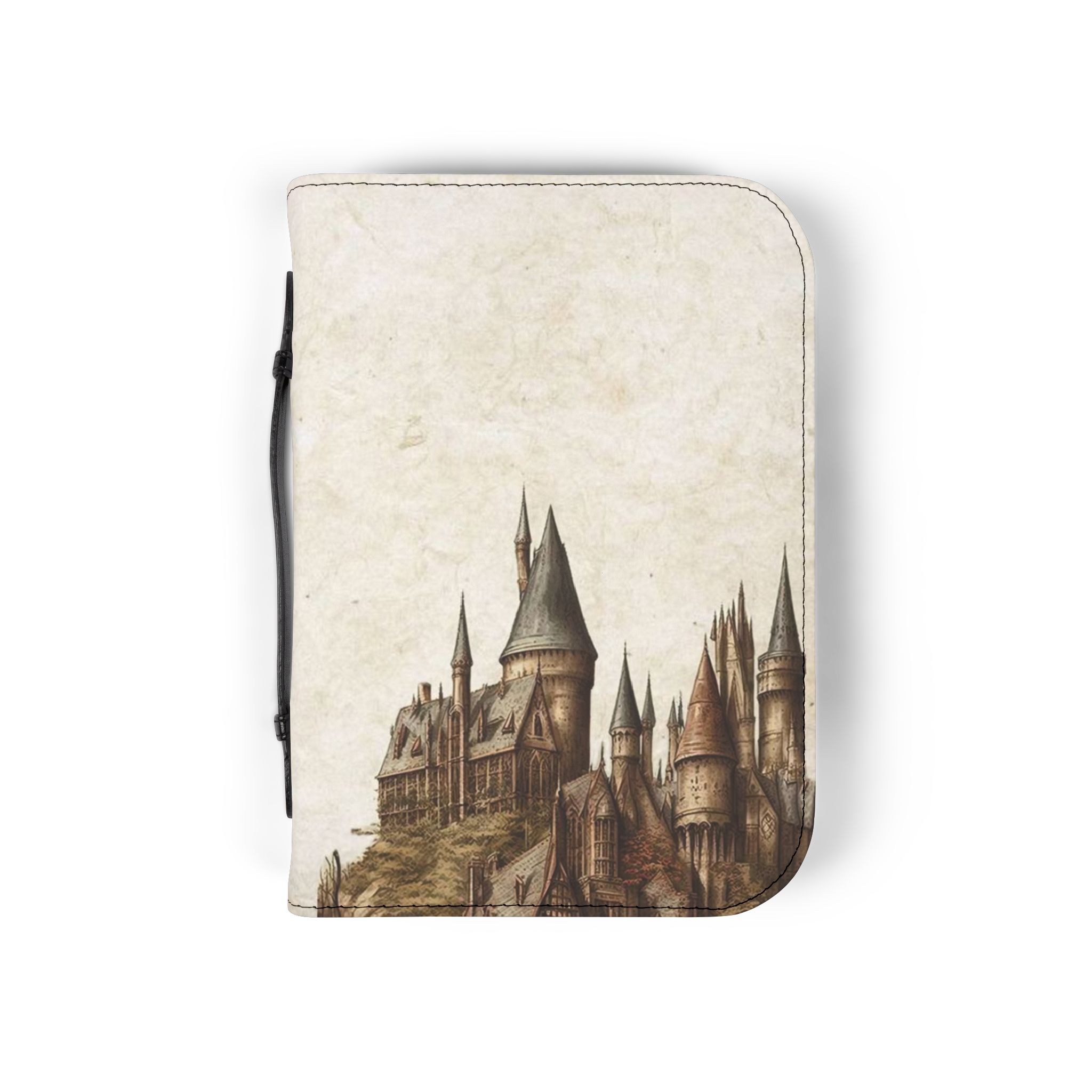 Personalized Book Cover with handle, 100% PU Leather Cover, Journals, Note Taking, Religious Covers, Aesthetic Book Covers, Reading Lovers, Gift for Her/Him product thumbnail image