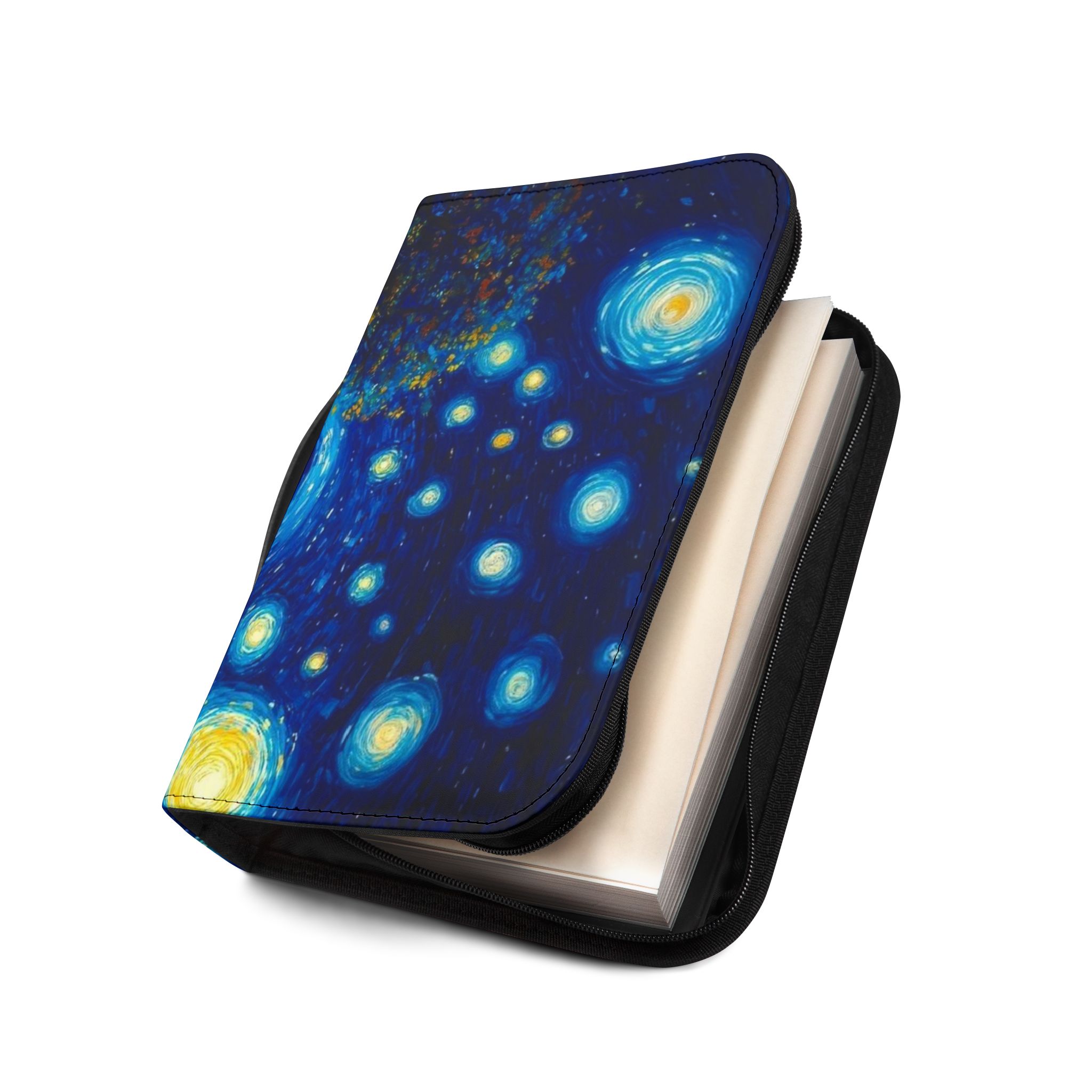Personalized Book Cover with handle, 100% PU Leather Cover, Journals, Note Taking, Religious Covers, Aesthetic Book Covers, Reading Lovers, Gift for Her/Him product thumbnail image