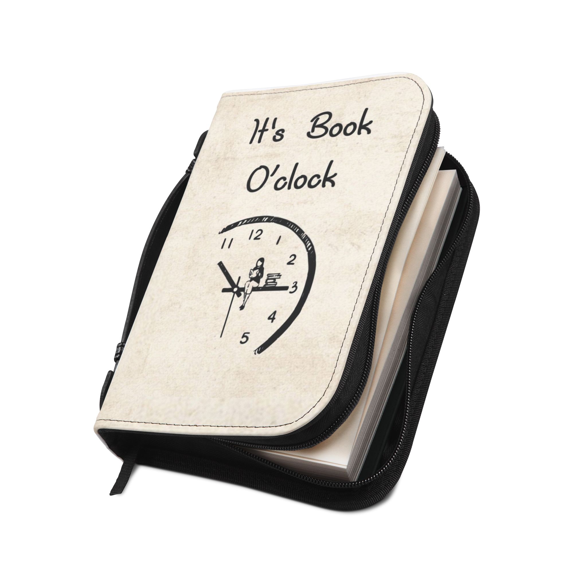 Personalized Book Cover with handle, 100% PU Leather Cover, Journals, Note Taking, Religious Covers, Aesthetic Book Covers, Reading Lovers, Gift for Her/Him product thumbnail image