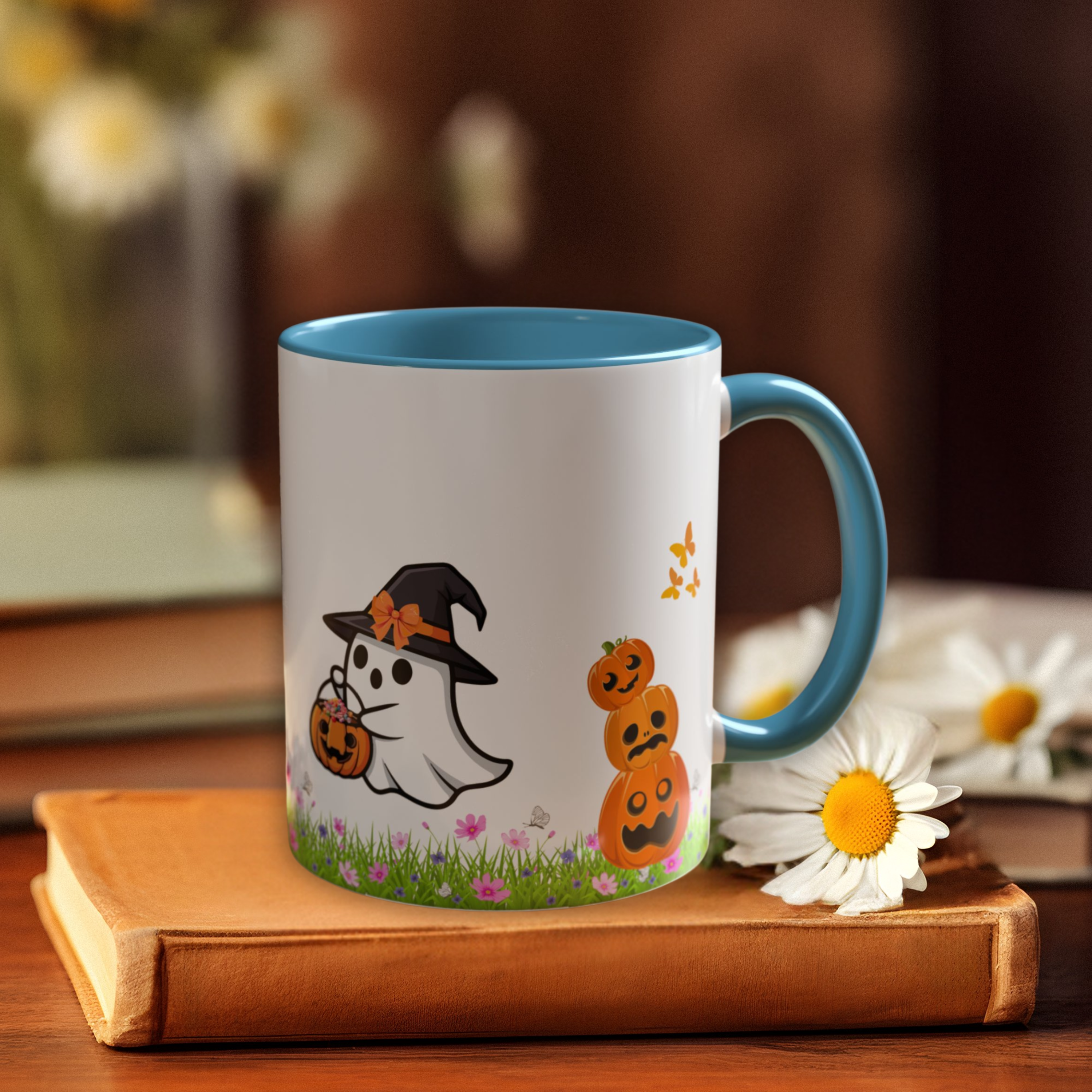 Ghost Trick or Treat Mug – Cute Halloween Accent Coffee Mug – Spooky Season Gift, Fall Mug with Ghost Design product thumbnail image Ghost Trick or Treat Mug – Cute Halloween Accent Coffee Mug – Spooky Season Gift, Fall Mug with Ghost Design product thumbnail image