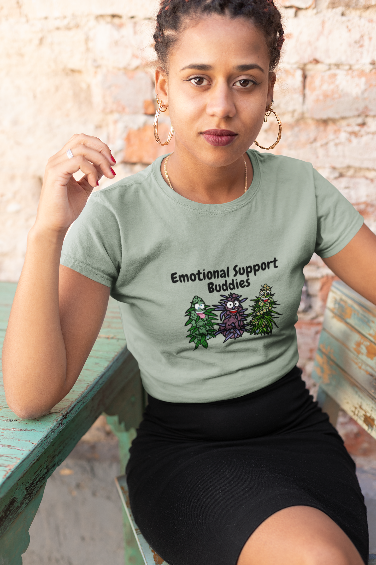 Emotional Support Buddies Soft Style T-Shirt product thumbnail image