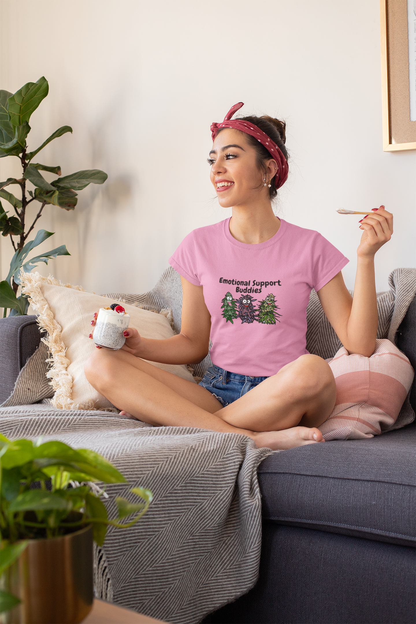 Emotional Support Buddies Soft Style T-Shirt product thumbnail image