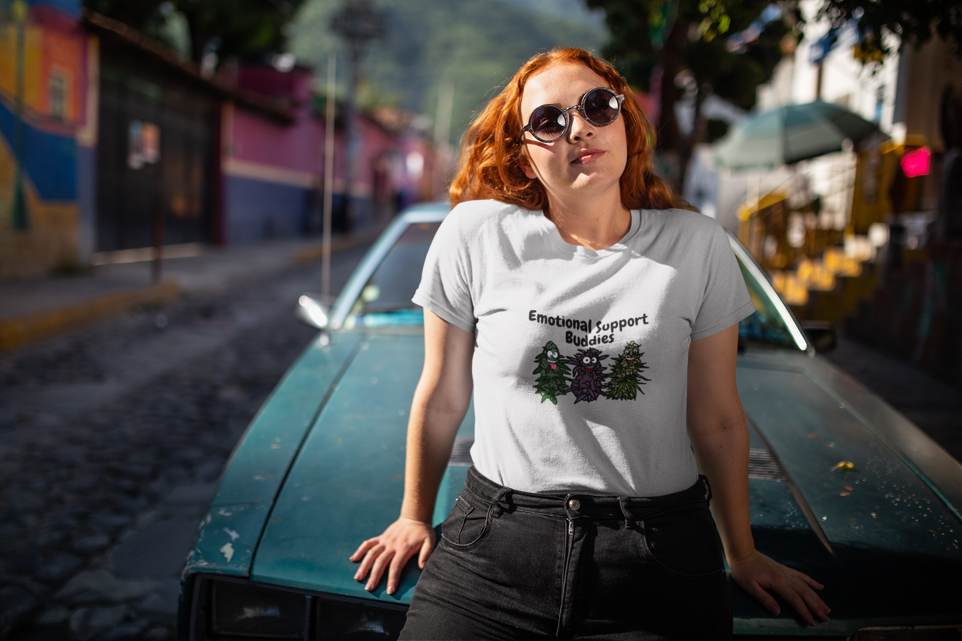 Emotional Support Buddies Soft Style T-Shirt product thumbnail image Emotional Support Buddies Soft Style T-Shirt product thumbnail image