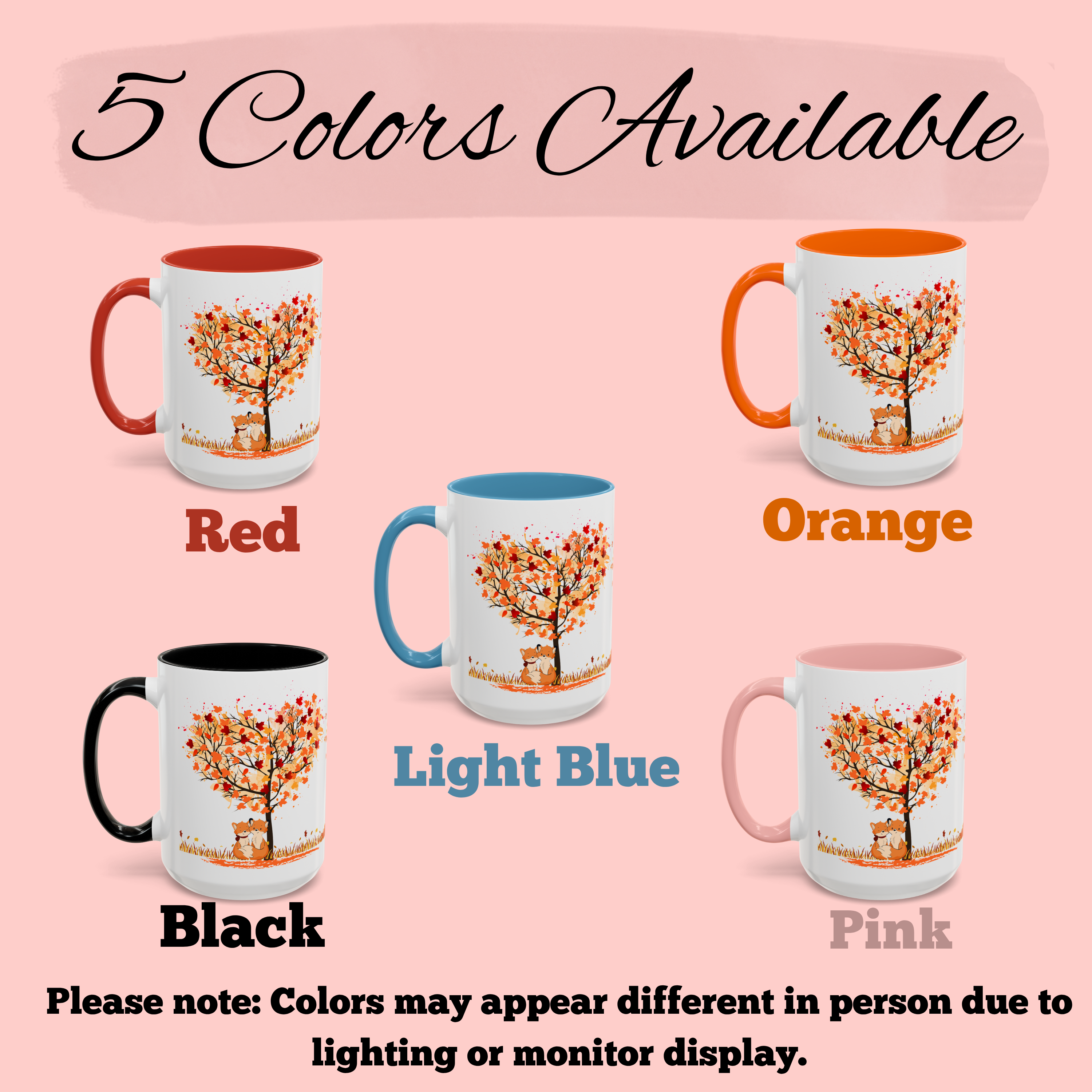 Cat Coffee Mug for Fall, Cute Animal Coffee Cup, Fall-Themed Drinkware, Gifts for Cat Lovers, Home Decor, Seasonal Mug product thumbnail image