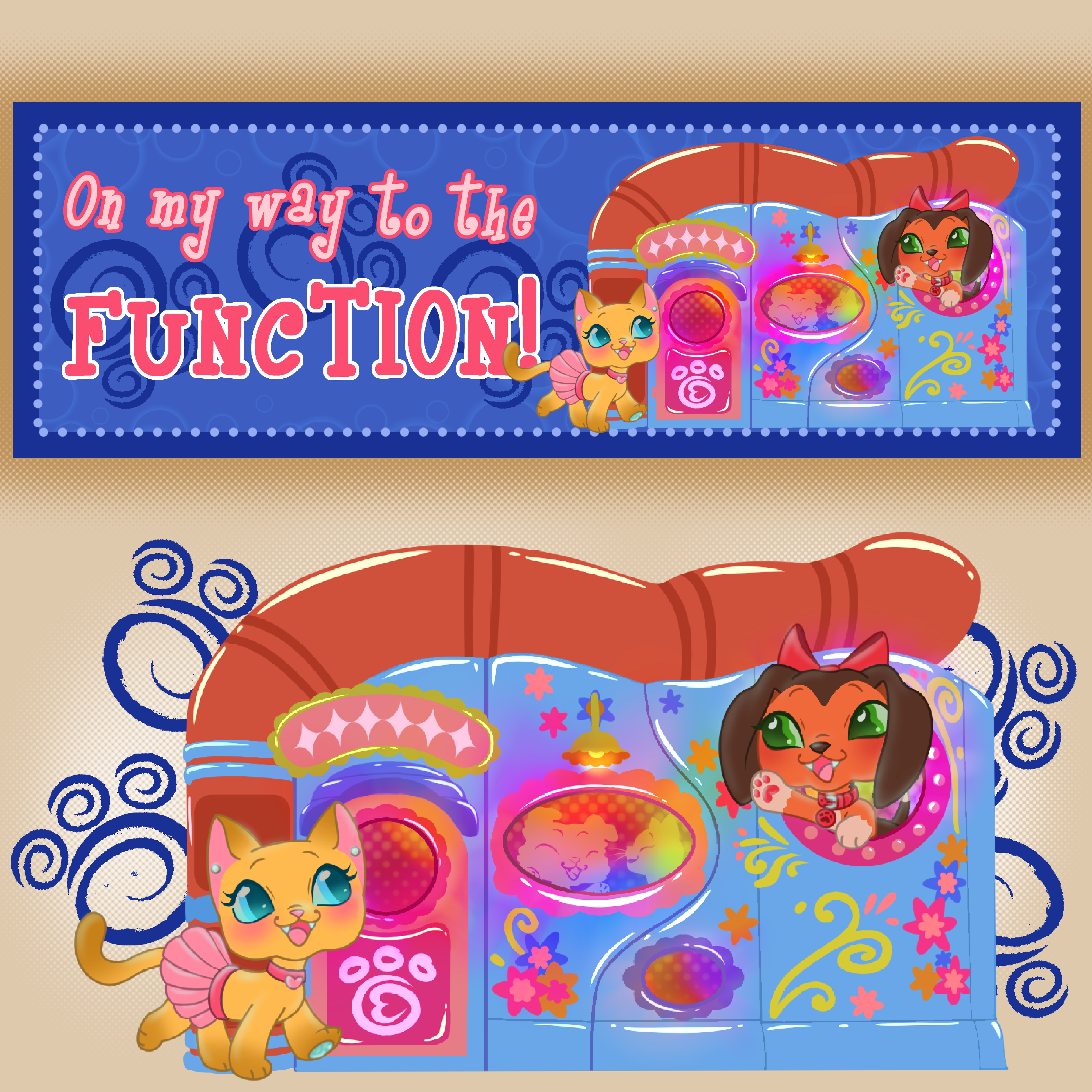 Party Pets - Car Magnet product thumbnail image Party Pets - Car Magnet product thumbnail image