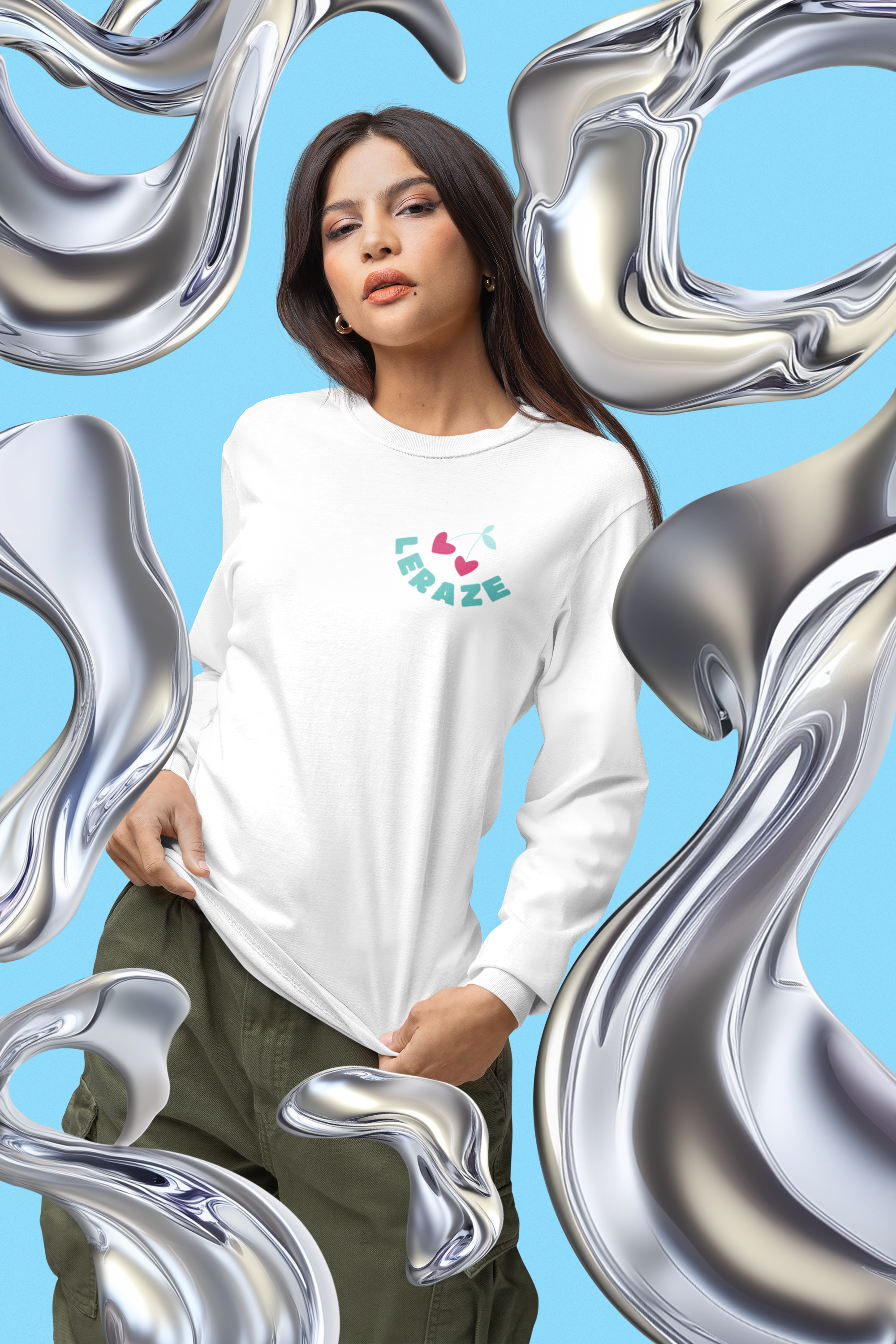 Crown ,Unisex Long Sleeve T-Shirt Leraze Limited Edition product thumbnail image Crown ,Unisex Long Sleeve T-Shirt Leraze Limited Edition product thumbnail image